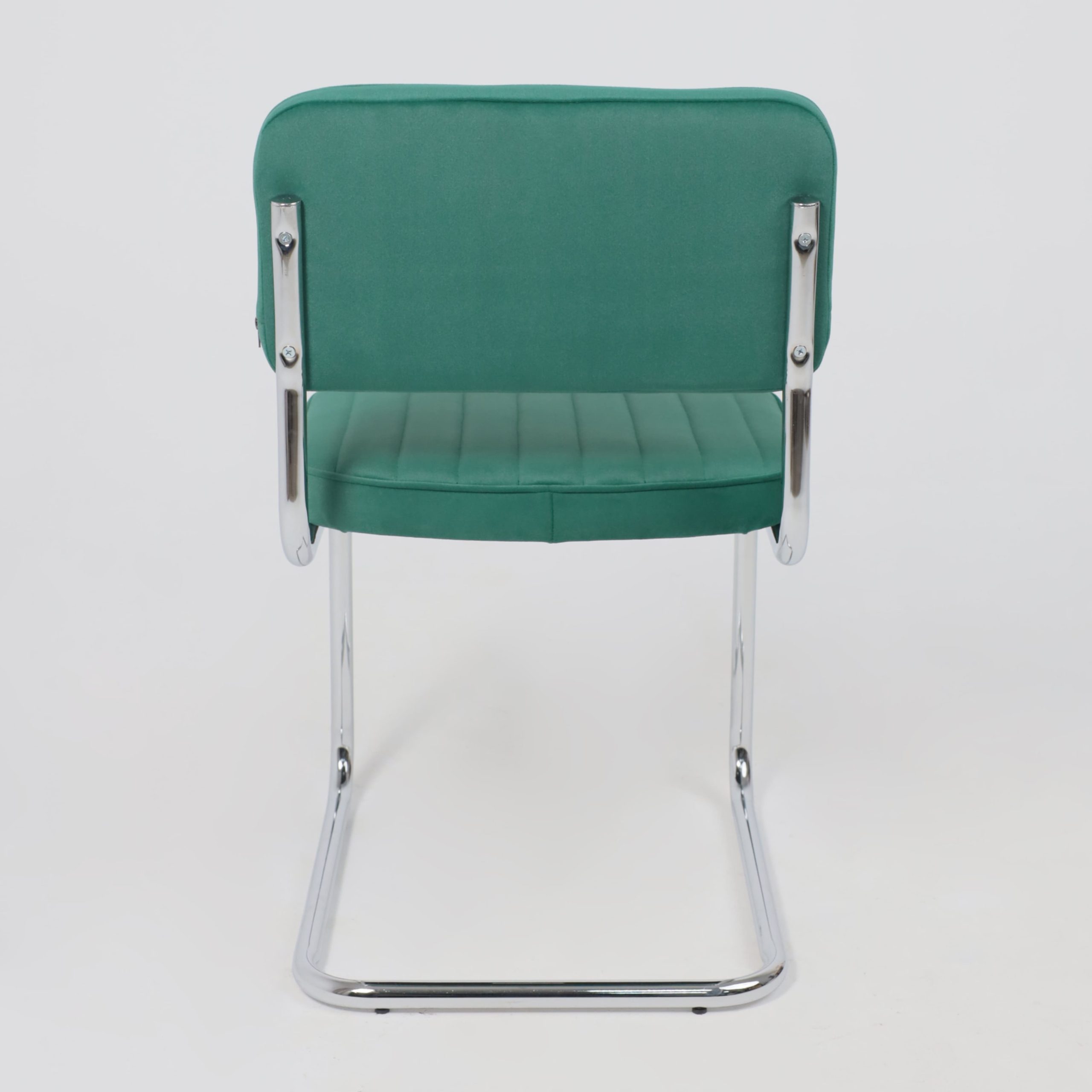 Кресло СЛАВИЯ Люкс, Kiton 709 зеленый велюр/хром