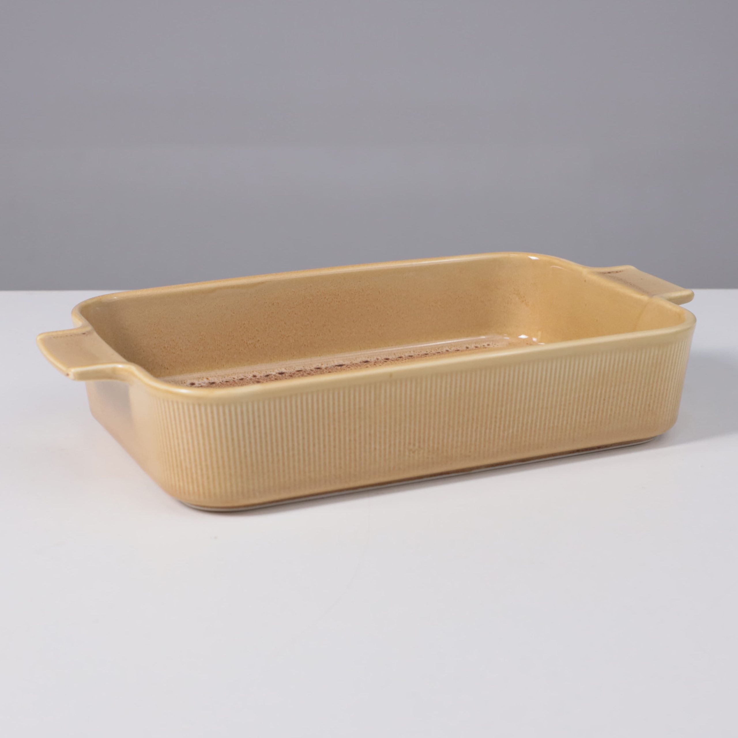 Форма для запекания STRIA, фарфор, пшеничный, 22,5*36,2*7см
