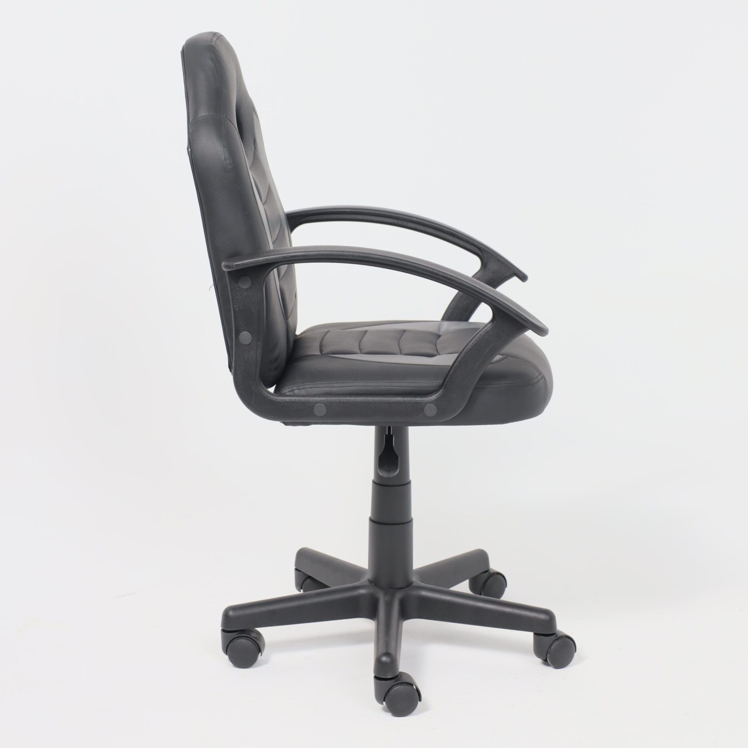 Кресло поворотное WEB, ECO, черный+серый