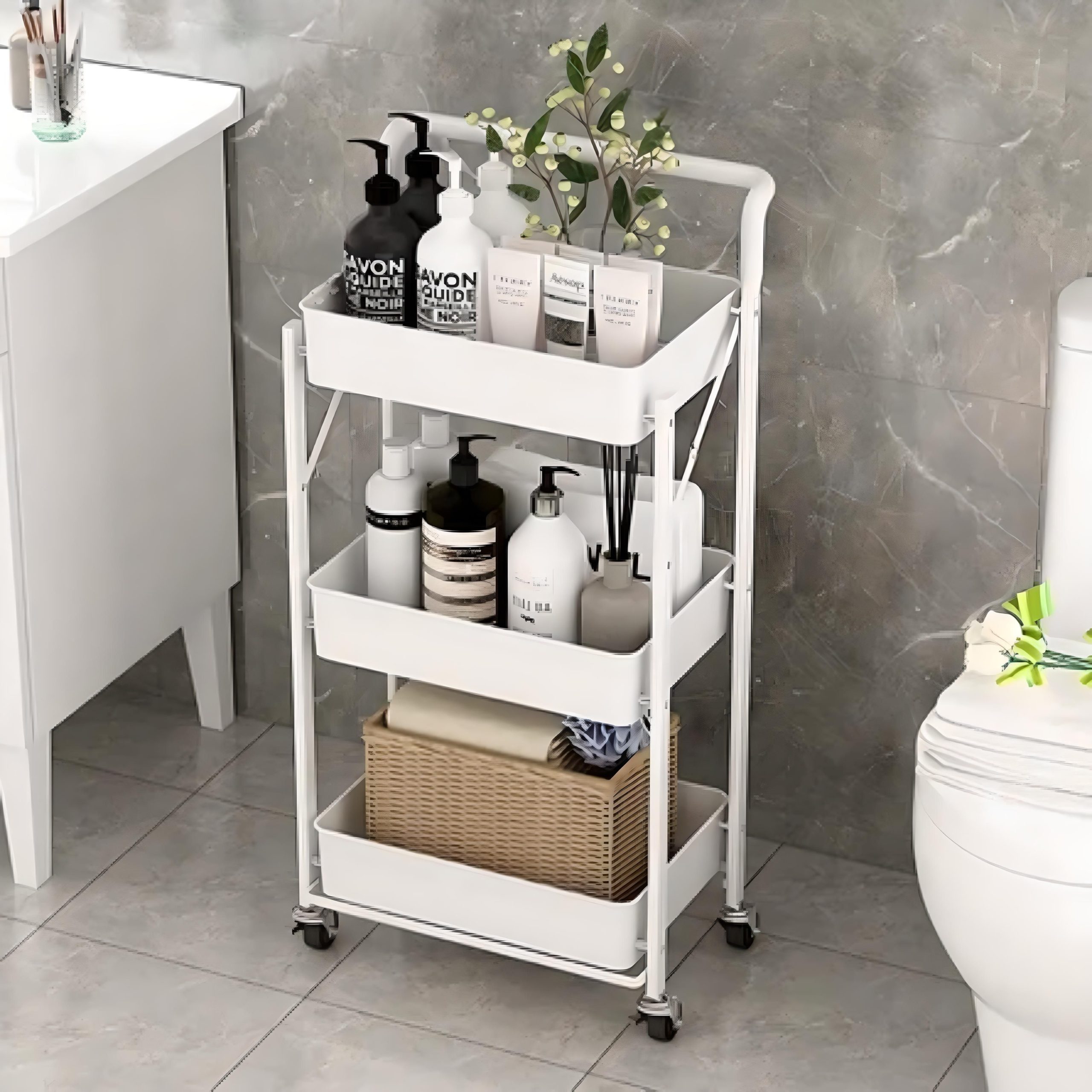 Этажерка NIKA, белая