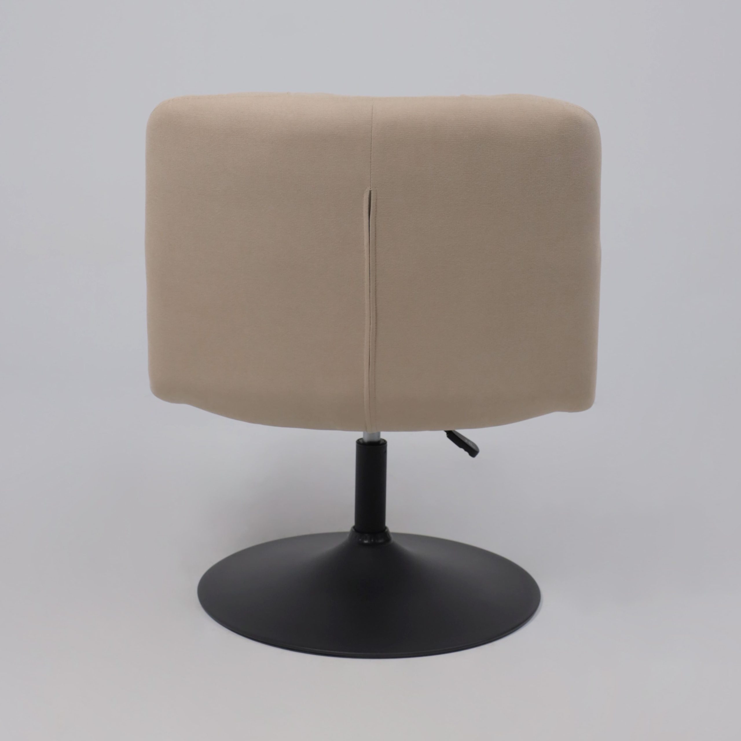 Кресло GRANDE, поворотное, песочная ткань Linen Fabric-3/черный