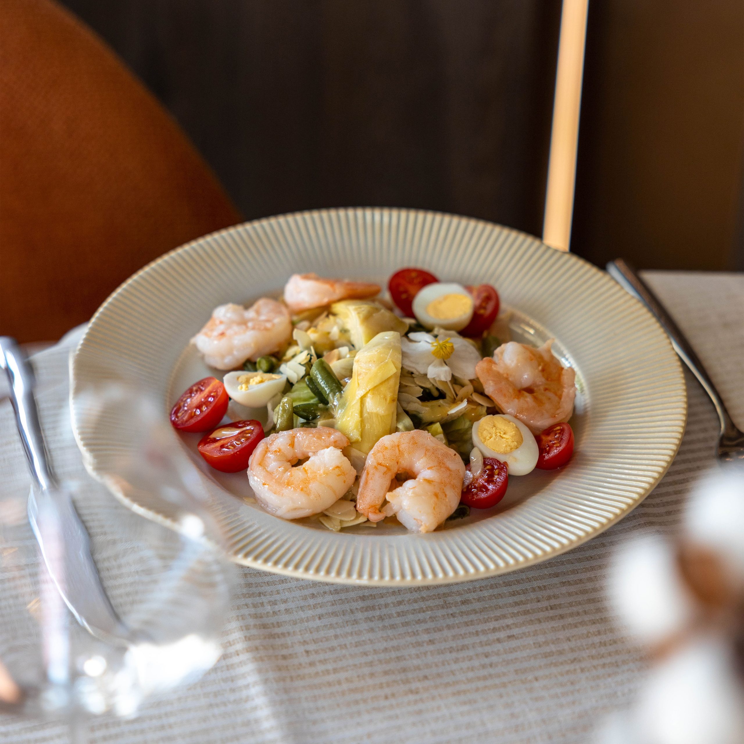 Блюдо AURORA, фарфор, айвори, d25.5*3см