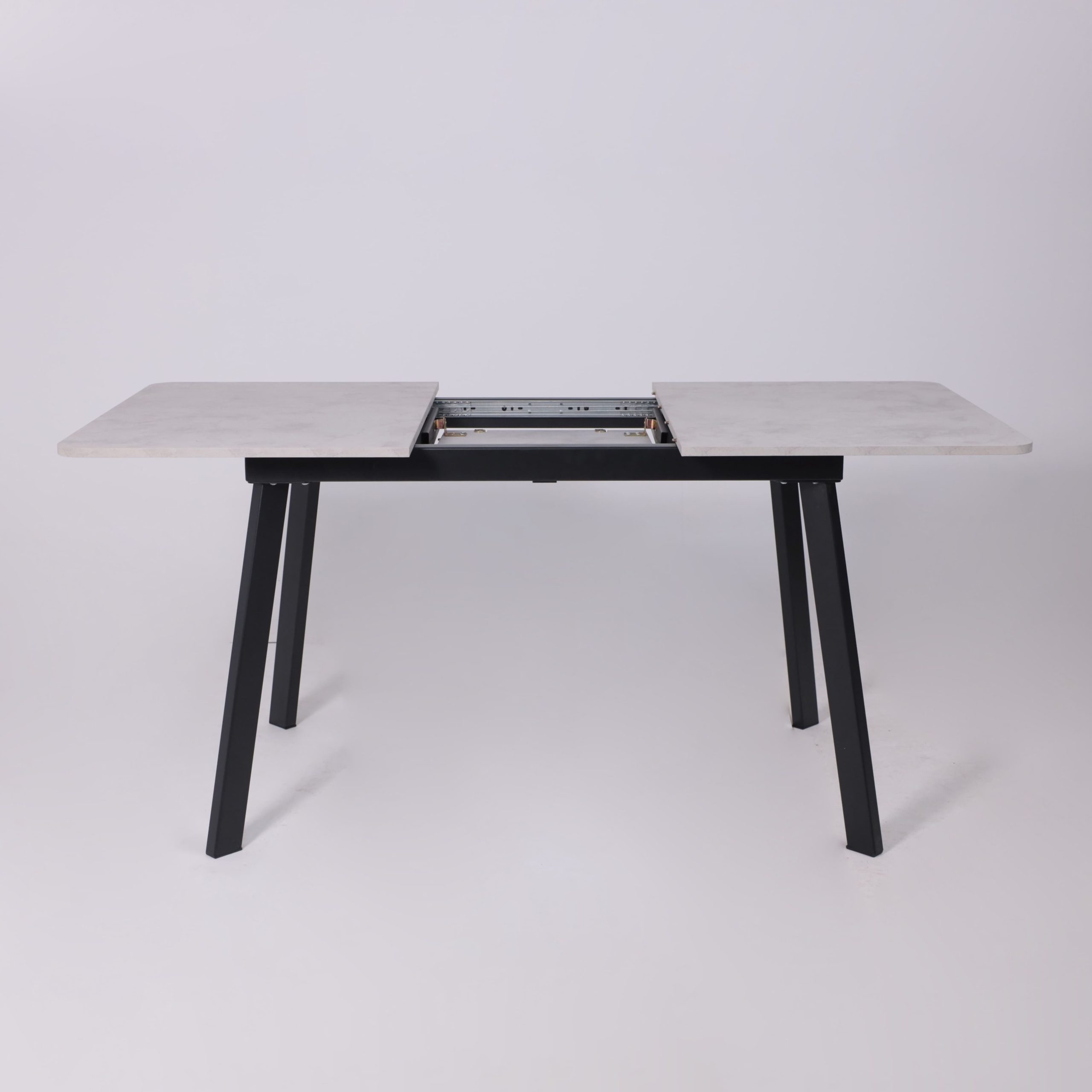 Стол AV 1209/1, ЛМДФ, раздвижной 1200(1600)*800 Ароза светлая/черный