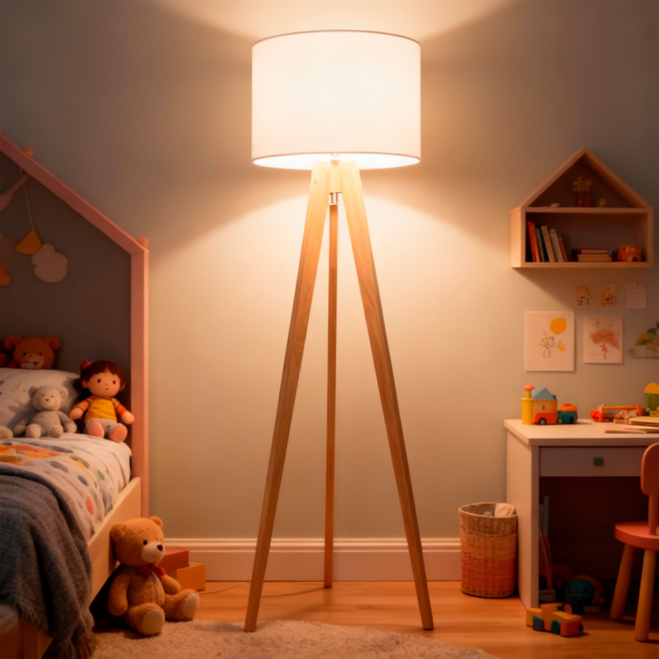 Светильник RIVIERA, напольный, E27, белый