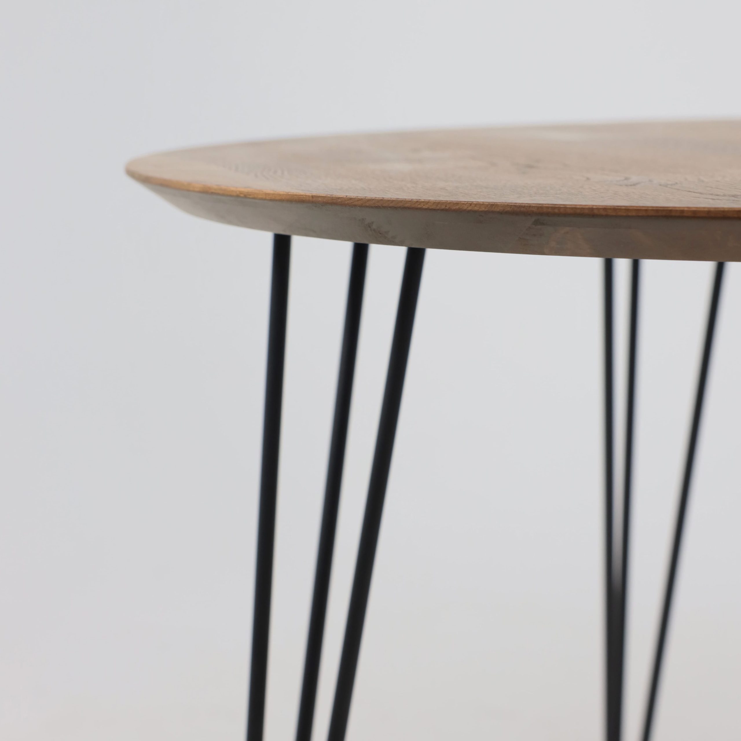 Стол ДЕМАВЕНД, d100*74, дуб натуральный/черный (ПР-4 DSW (Т27) (02) Кс-12)