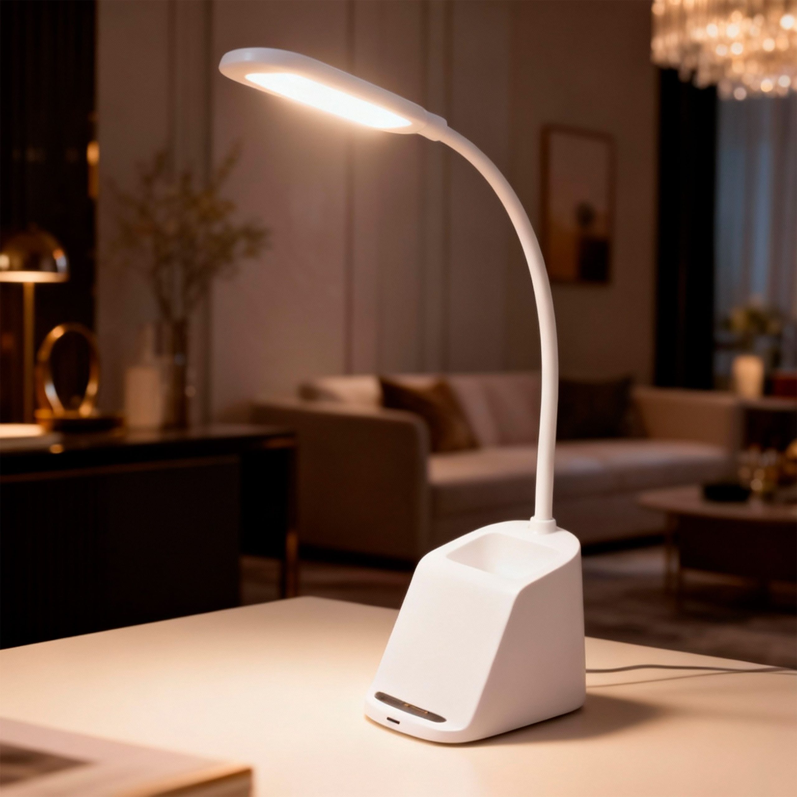 Светильник BOLZANO, настольный, LED, белый