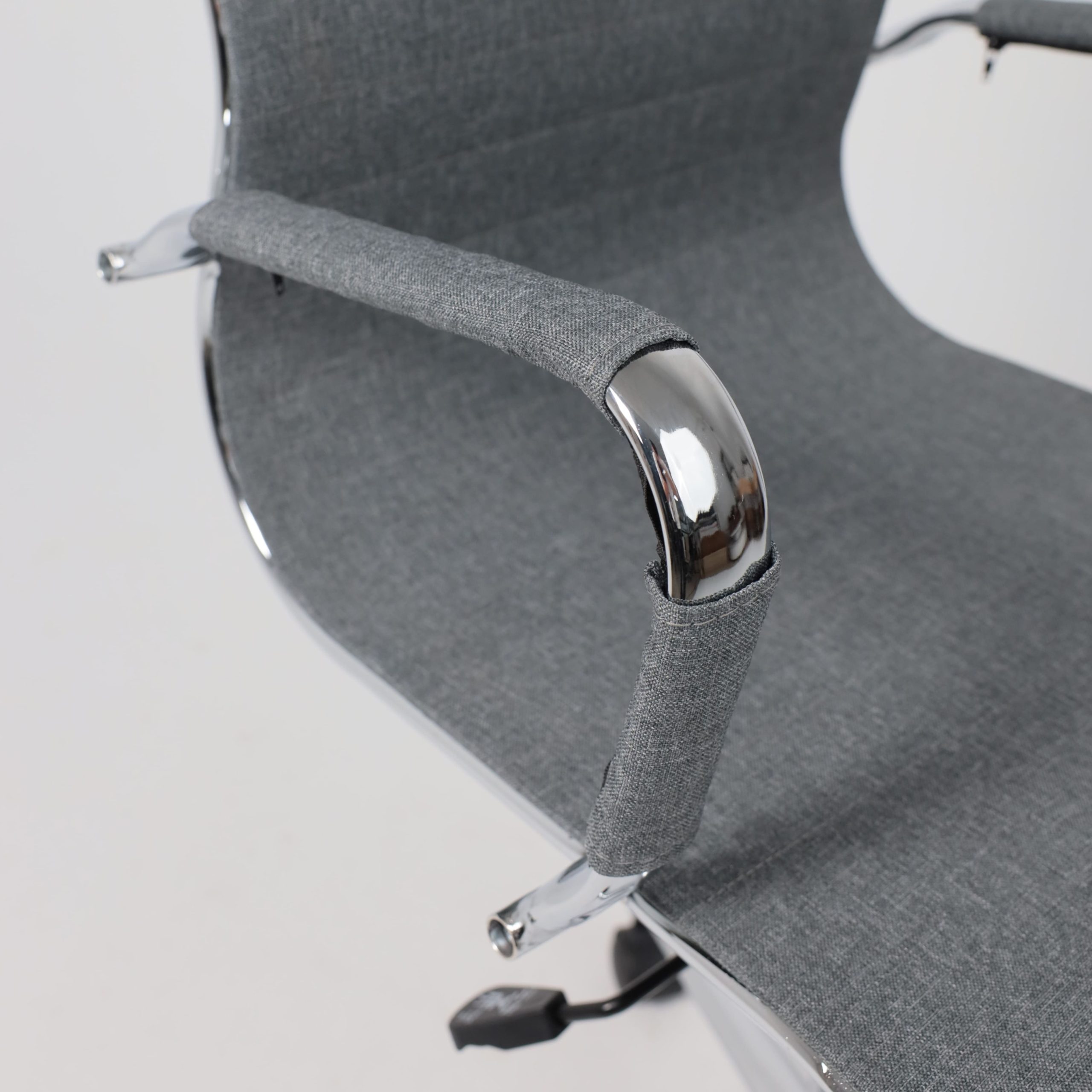 Кресло поворотное EVELIN, ткань, серый