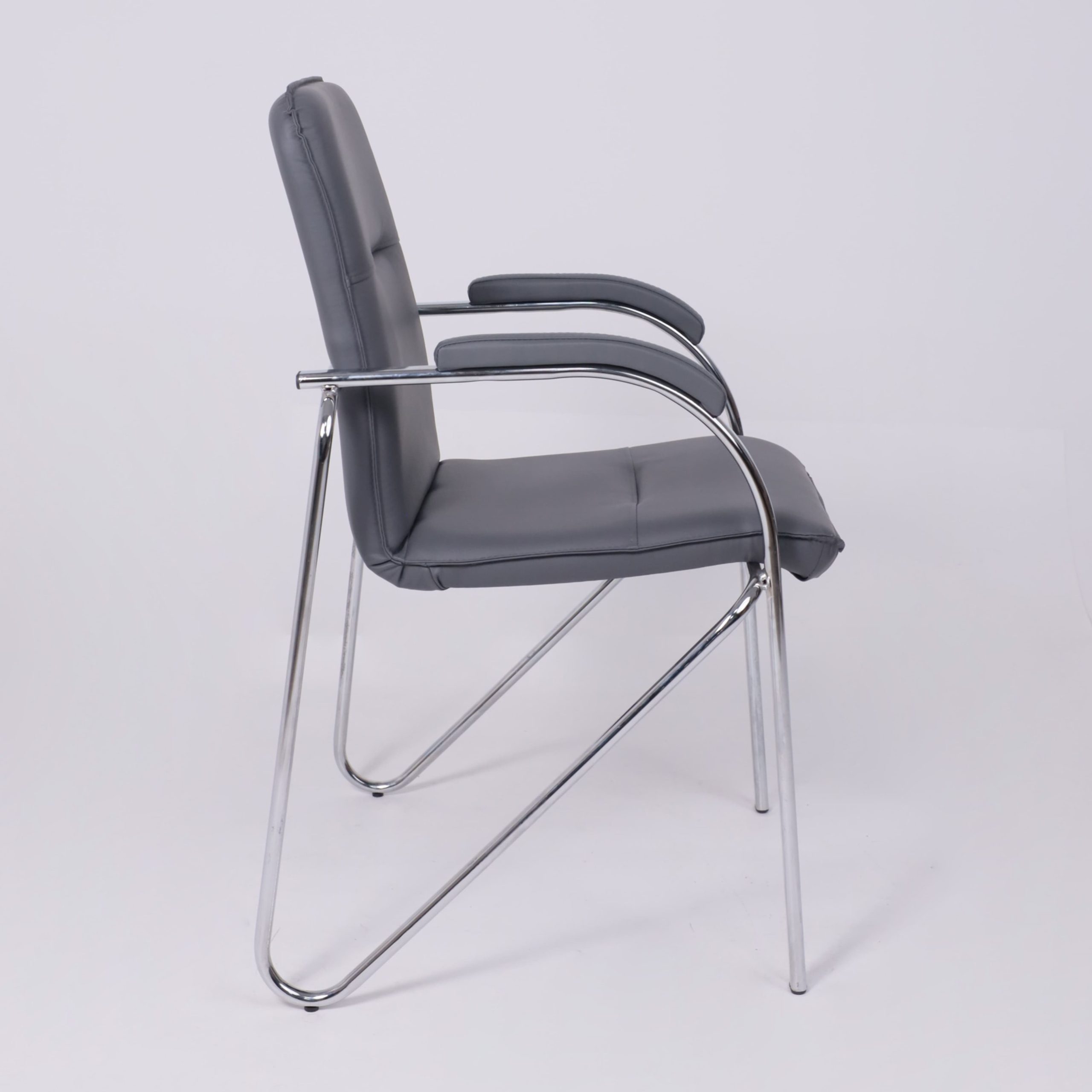 Кресло SAMBA AKS-1 Pegasso светло-серый, мягкие подлокотники