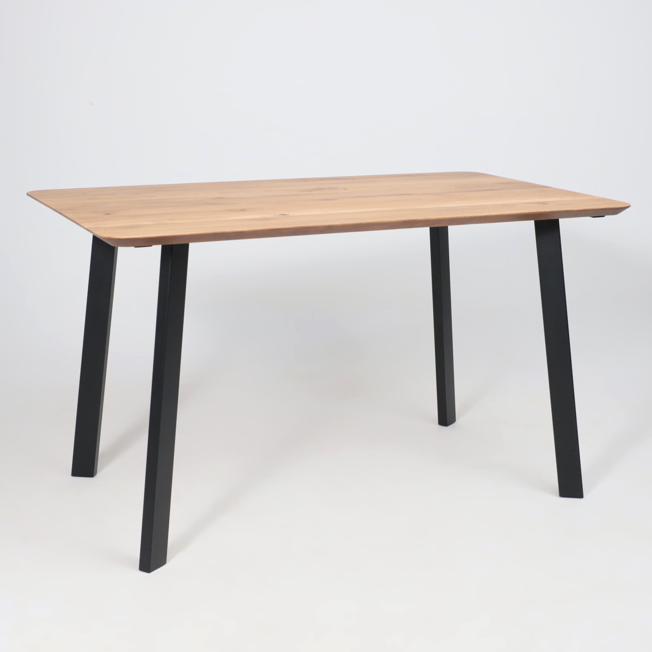 Стол МАЙОН, 120*80*74, дуб натуральный/черный (ПР-2 DSW (Т27) (02) КС-60)