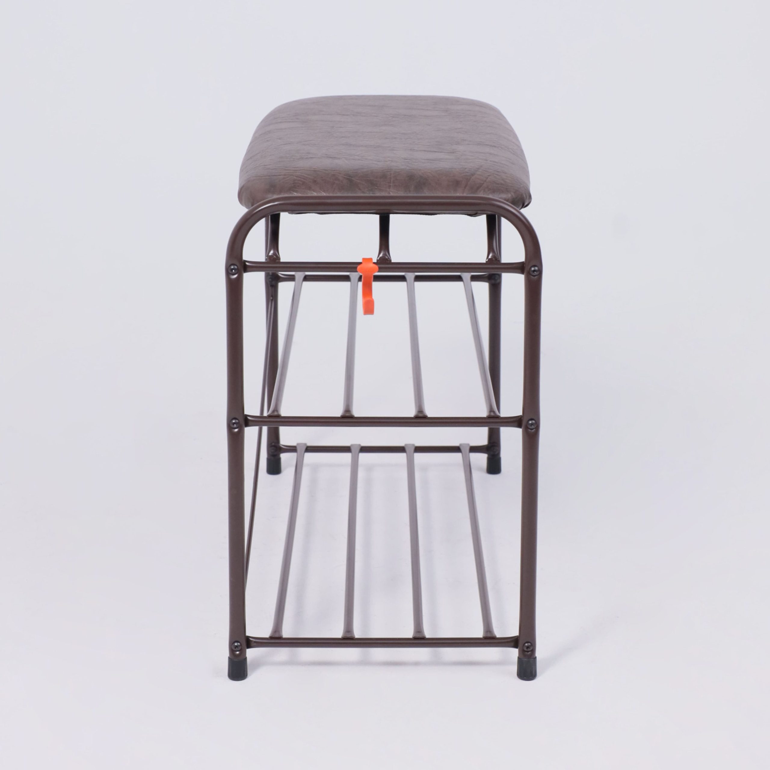 Подставка для обуви Альфа 23, с сиденьем (Коричневый)