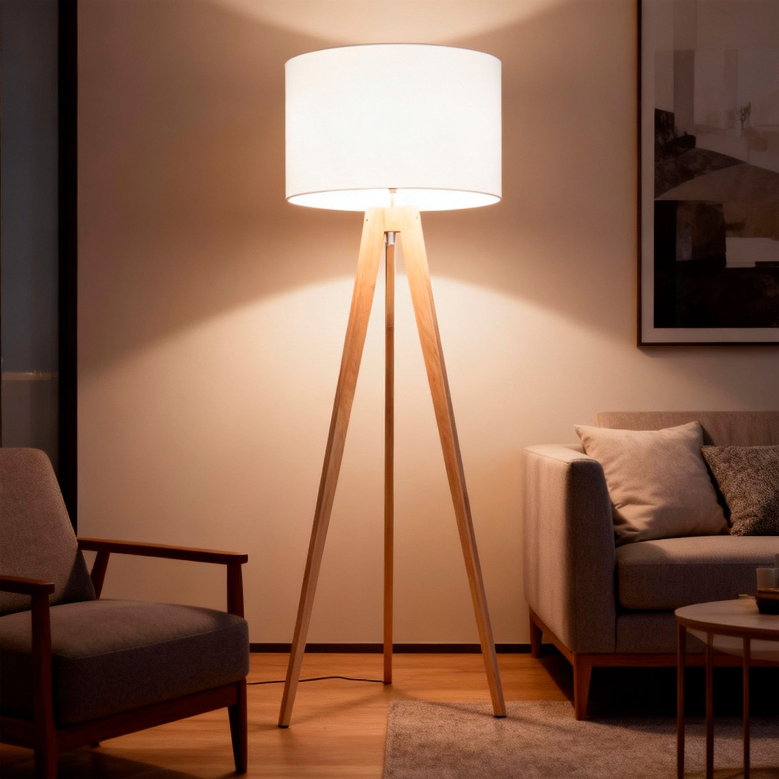 Светильник RIVIERA, напольный, E27, белый