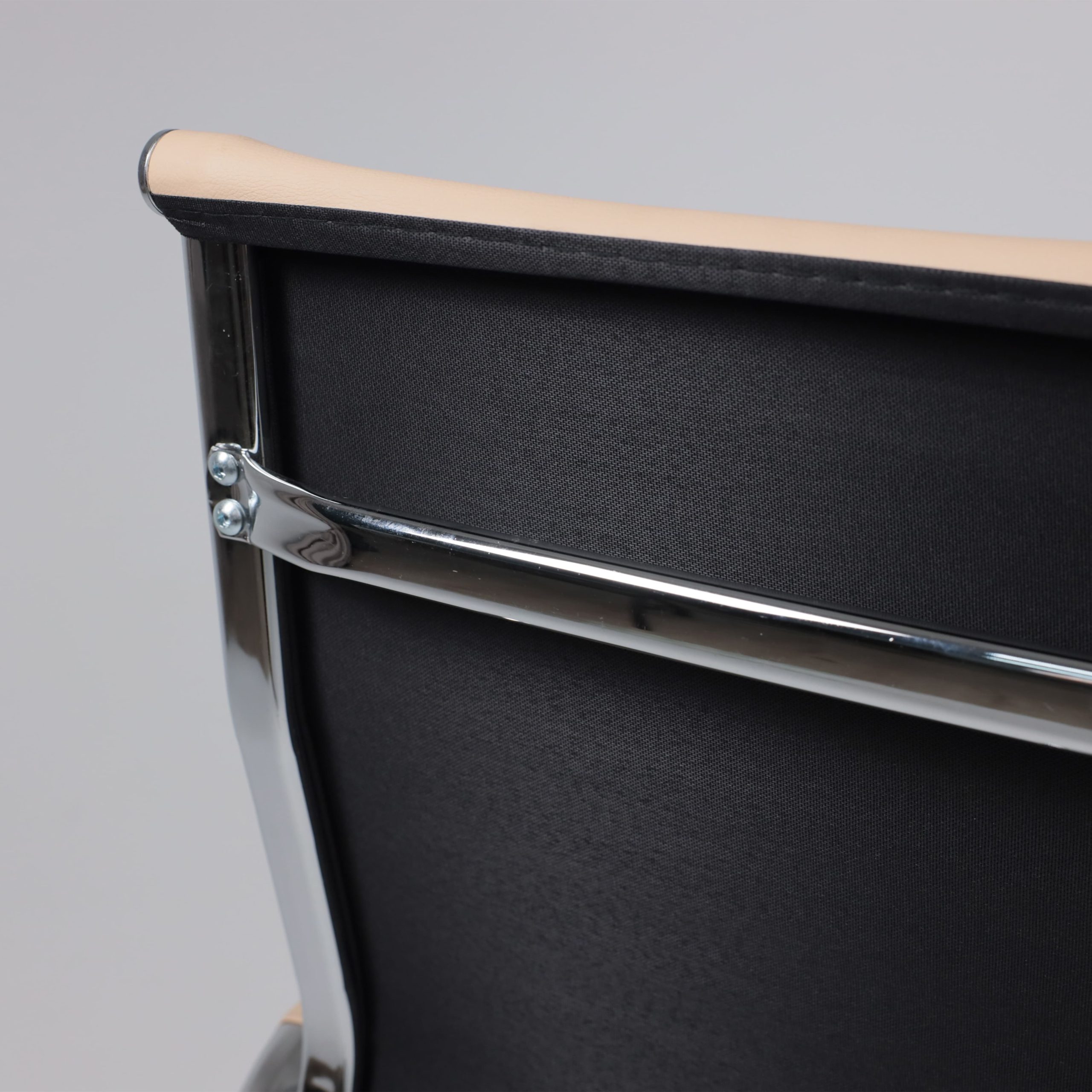 Кресло поворотное EVELIN, экокожа, бежевый