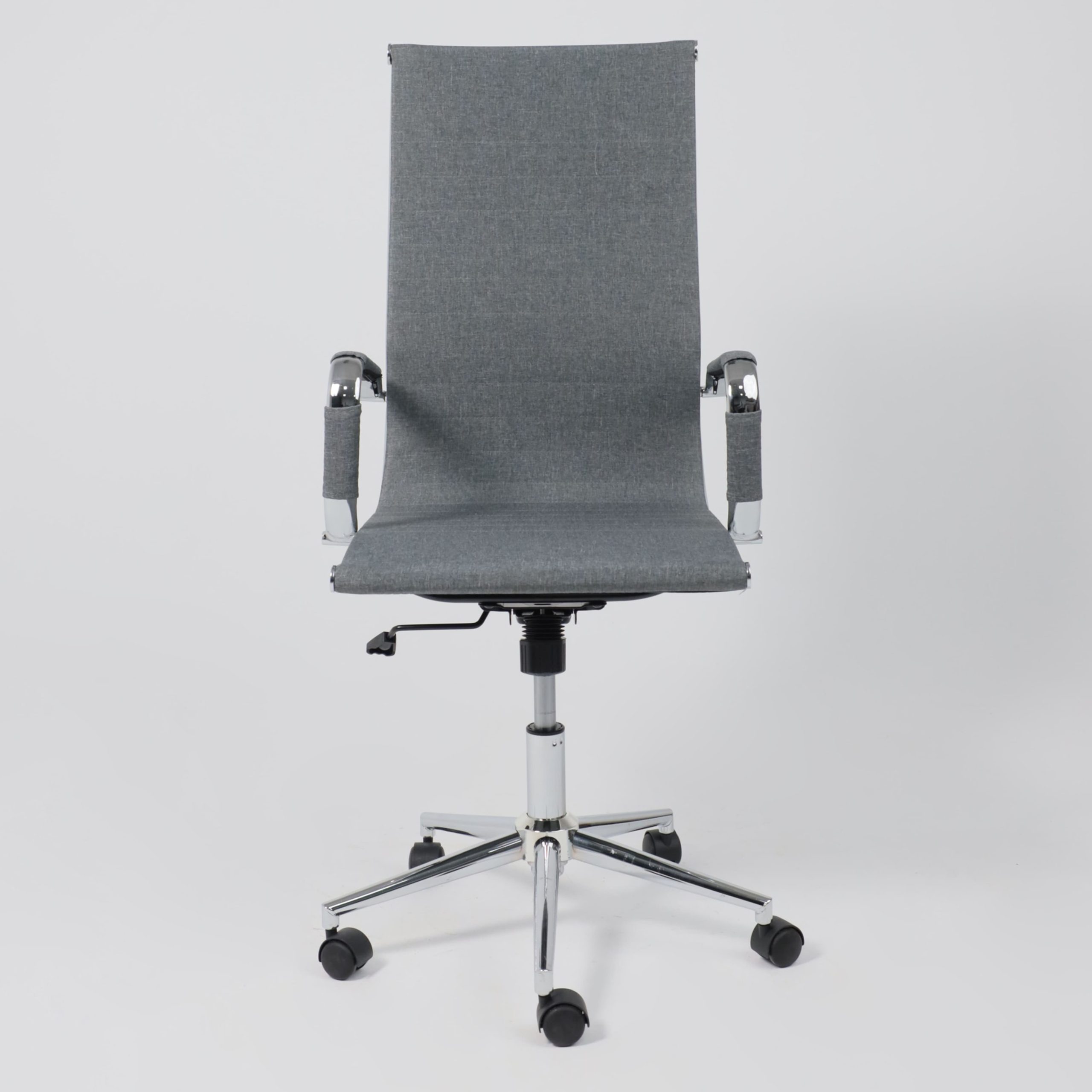 Кресло поворотное EVELIN, ткань, серый