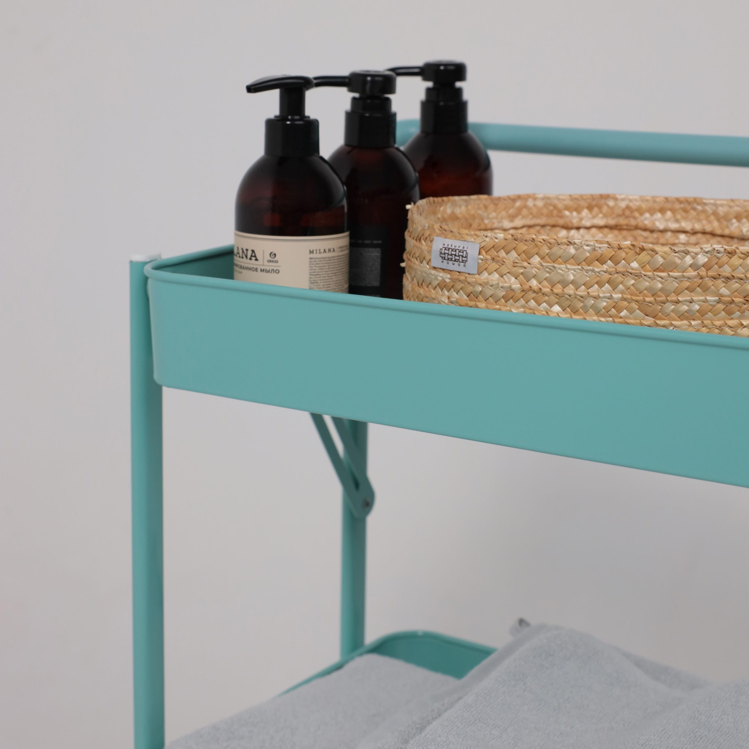 Этажерка NIKA, голубая (бирюзовый)