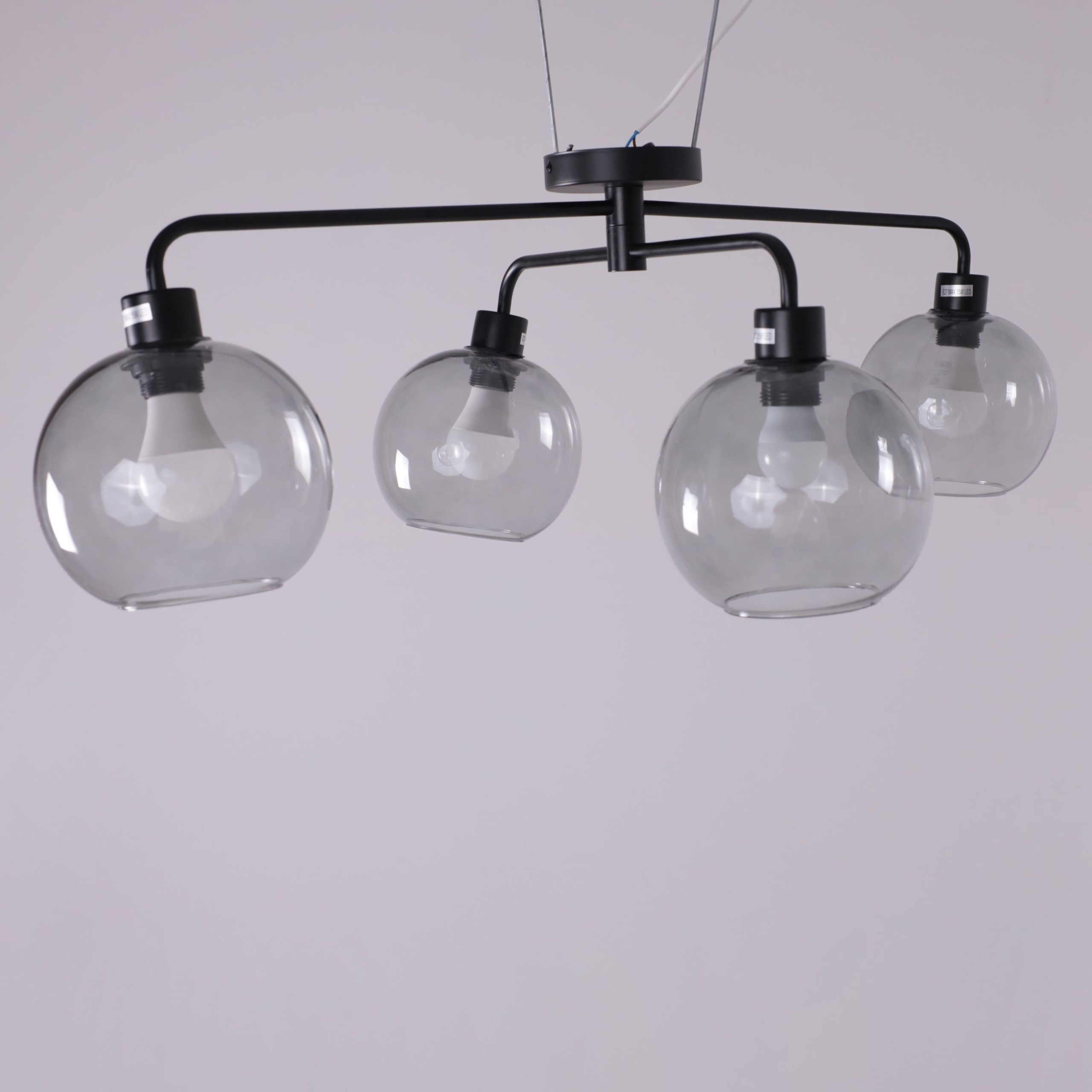 Светильник DROP, потолочный, 4*E27, дымчатый