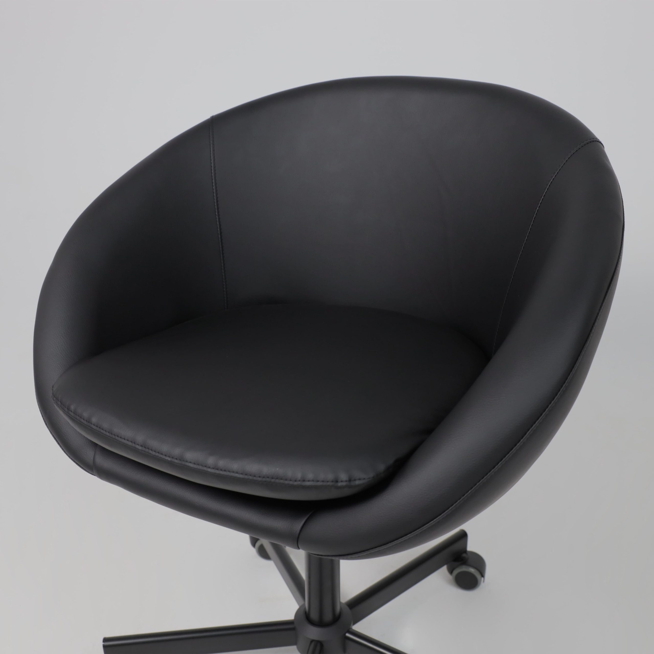 Кресло поворотное ELENA, ECO, черный