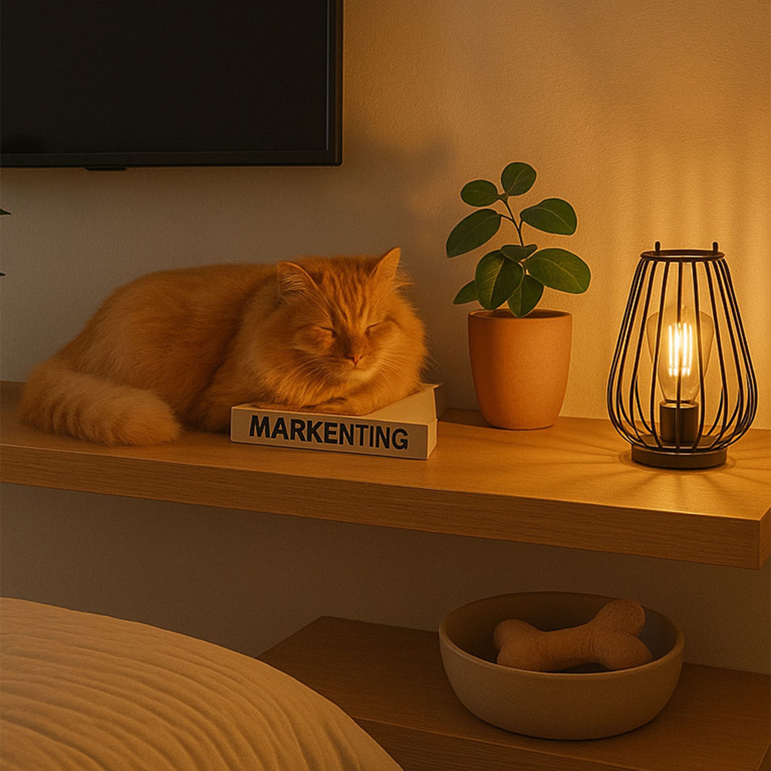 Светильник настольный AKS тип 4 ( Фонарь 18.5х25см 1LED, 3ААА )