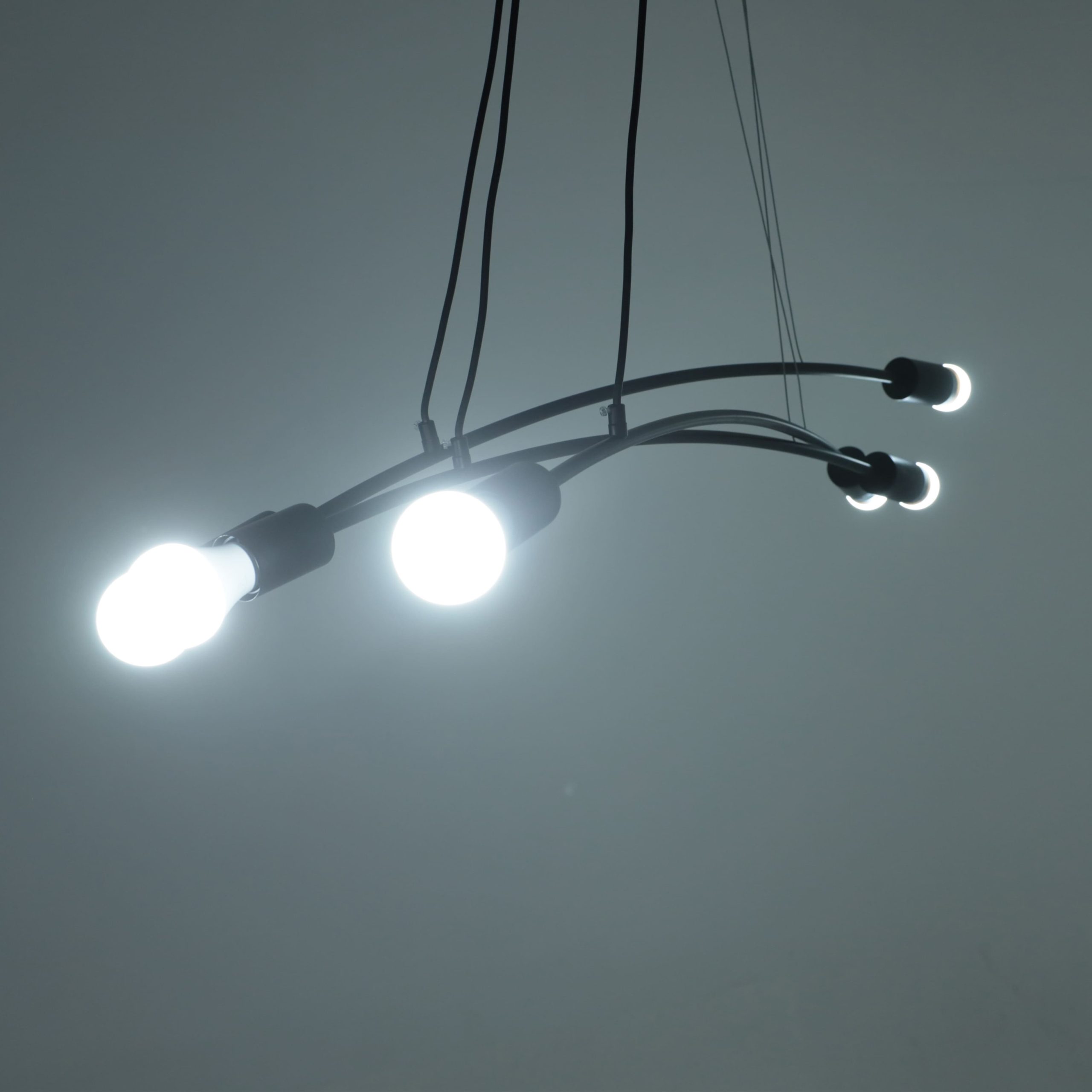 Светильник WEB, потолочный, 6*E27, черный