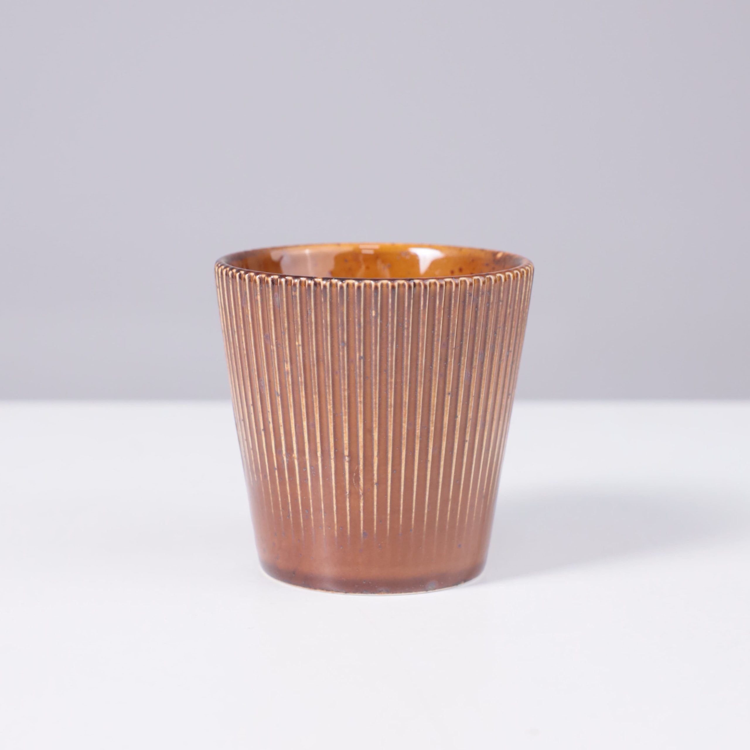 Стакан AURORA, фарфор, каштановый, 200мл