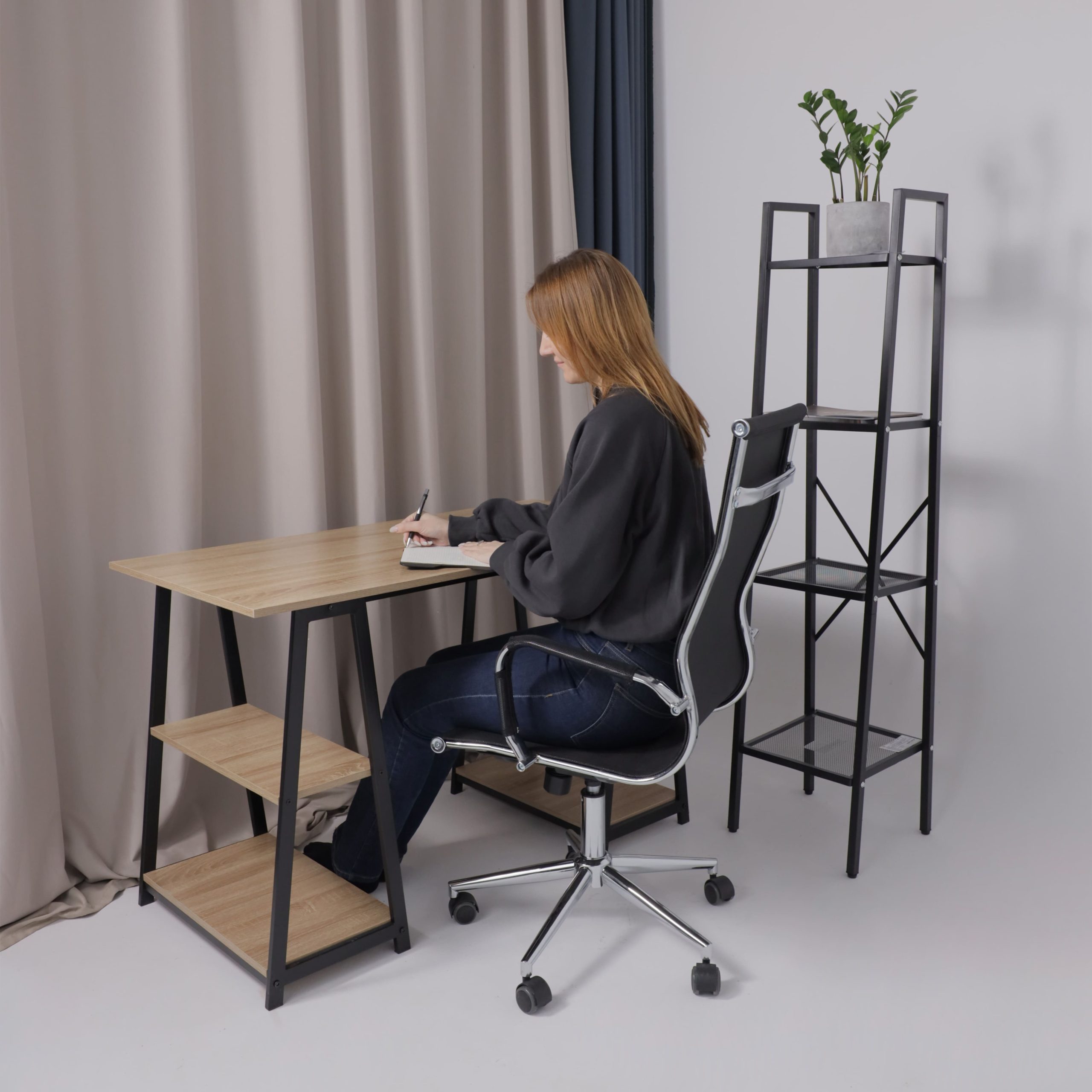 Кресло поворотное MARX, сетка, чёрный