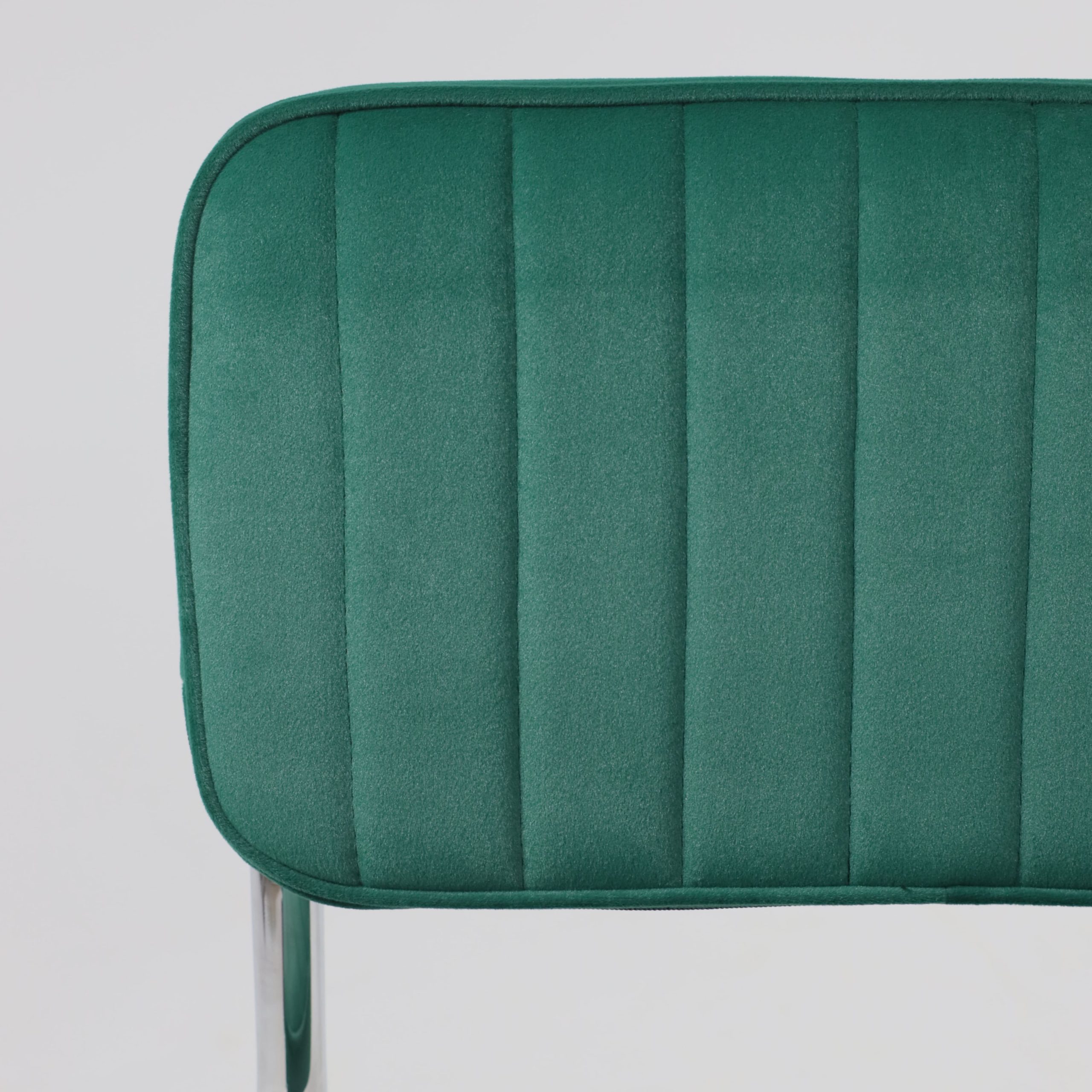 Кресло СЛАВИЯ Люкс, Kiton 709 зеленый велюр/хром