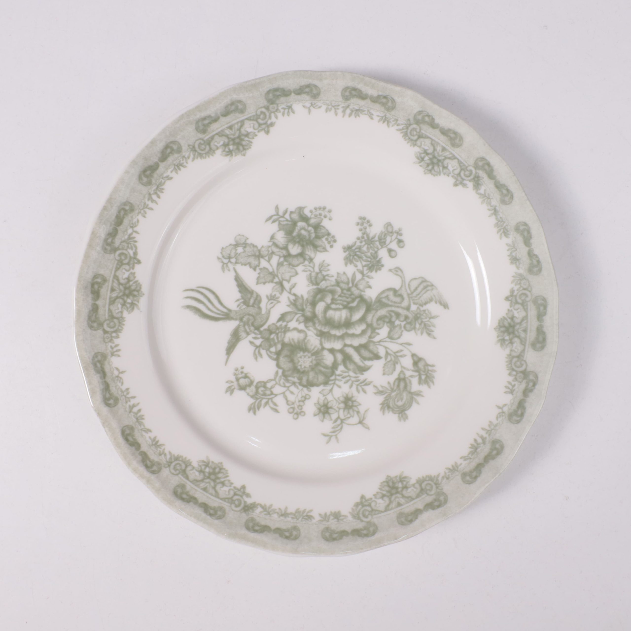 Блюдо BLOSSOM, керамика, зеленый, d26,4*3,2см