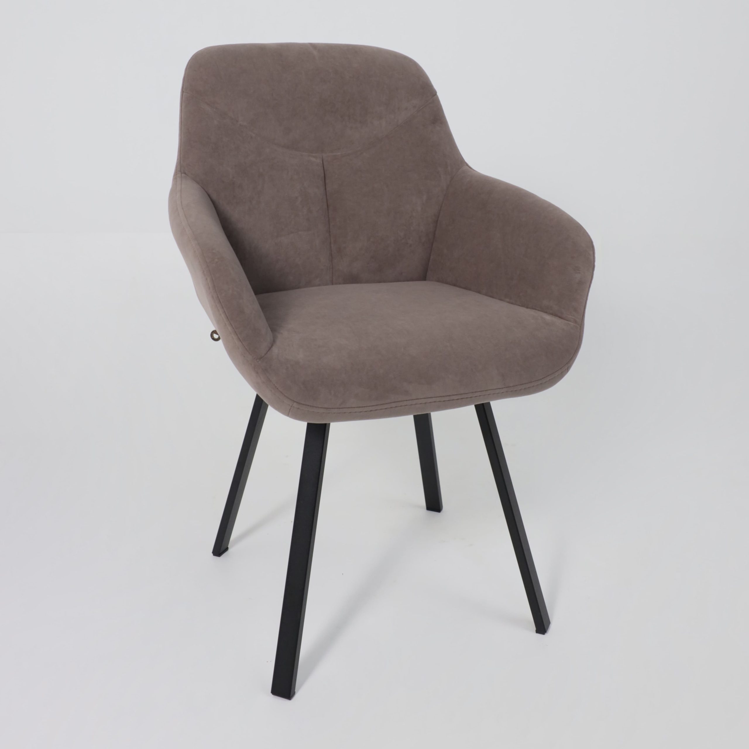 Стул ROMEO SMILE 360, b05 LATTE LUXчерный