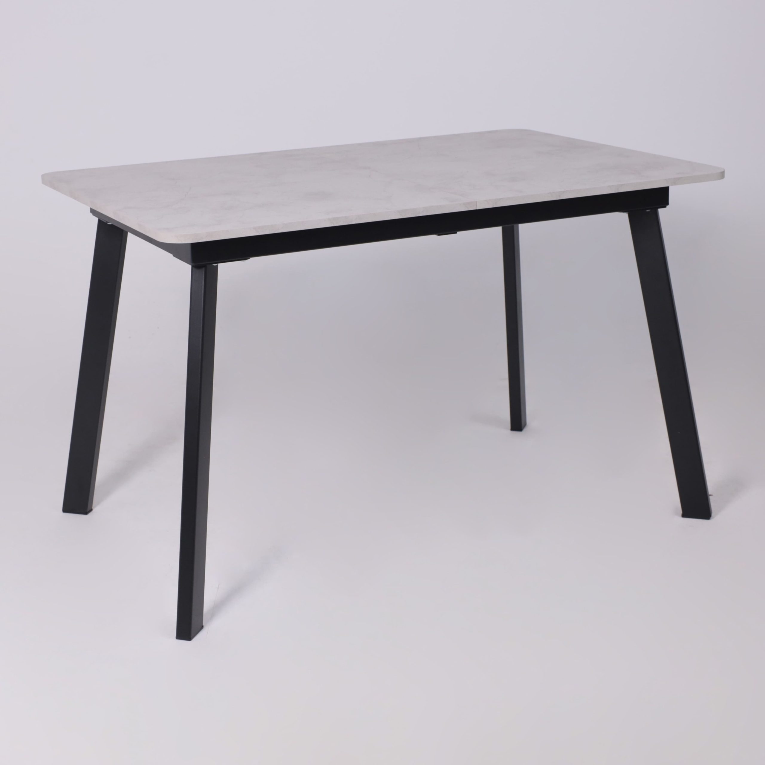 Стол AV 1209/1, ЛМДФ, раздвижной 1200(1600)*800 Ароза светлая/черный