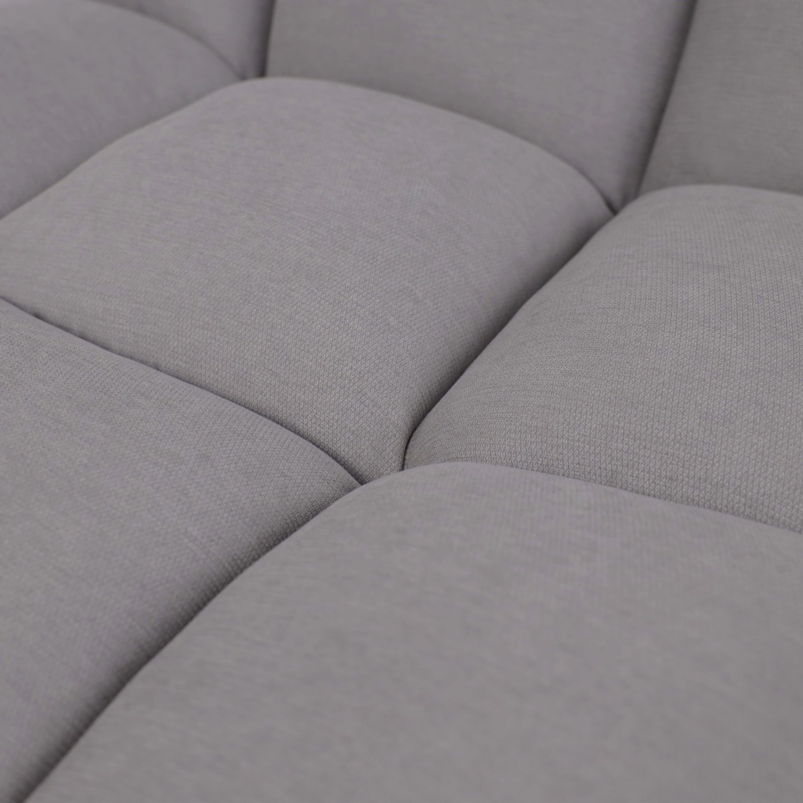 Кресло GRANDE, поворотное, серая ткань Linen Fabric-11/черный