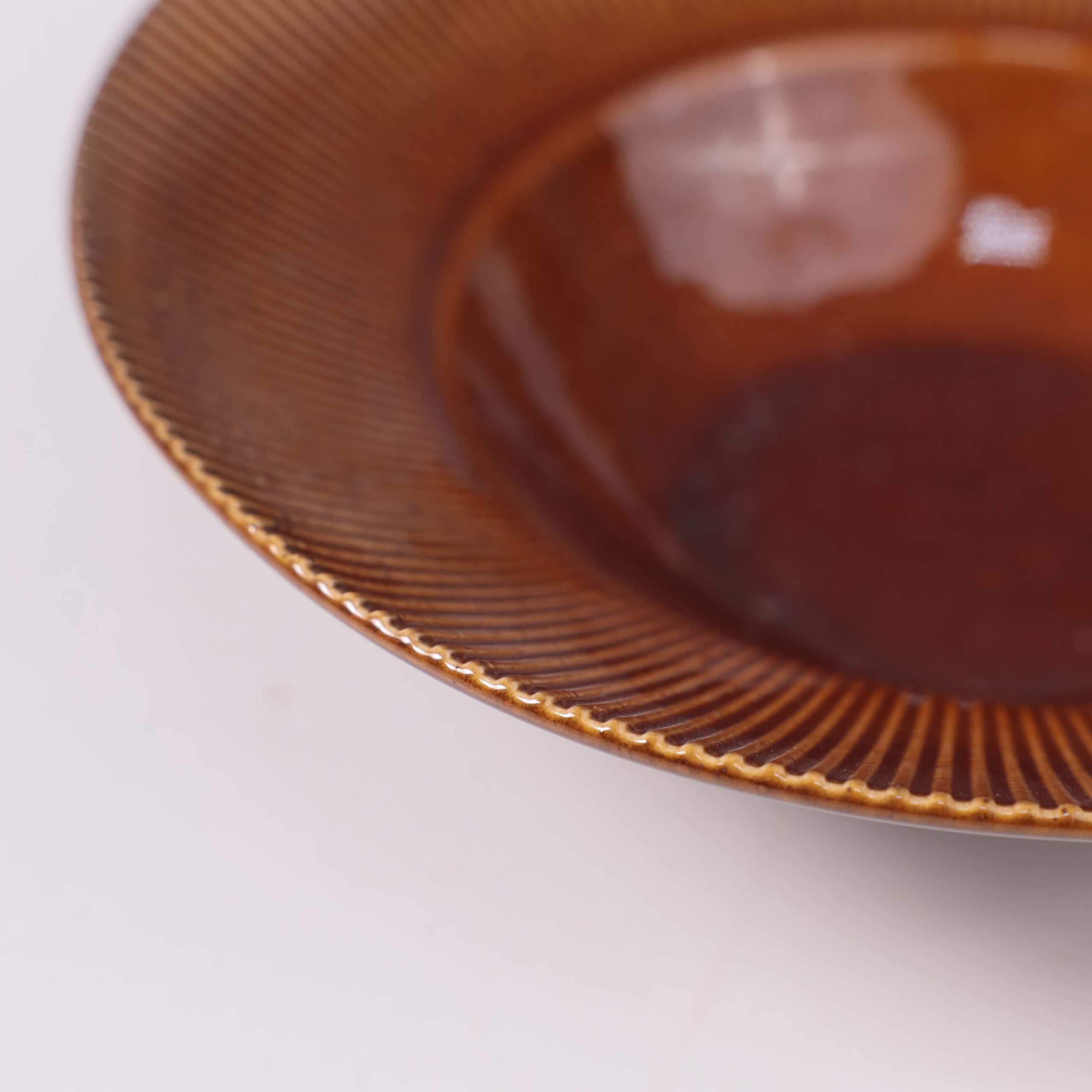 Блюдо для пасты AURORA, фарфор, каштановый, d23,5*6,5см