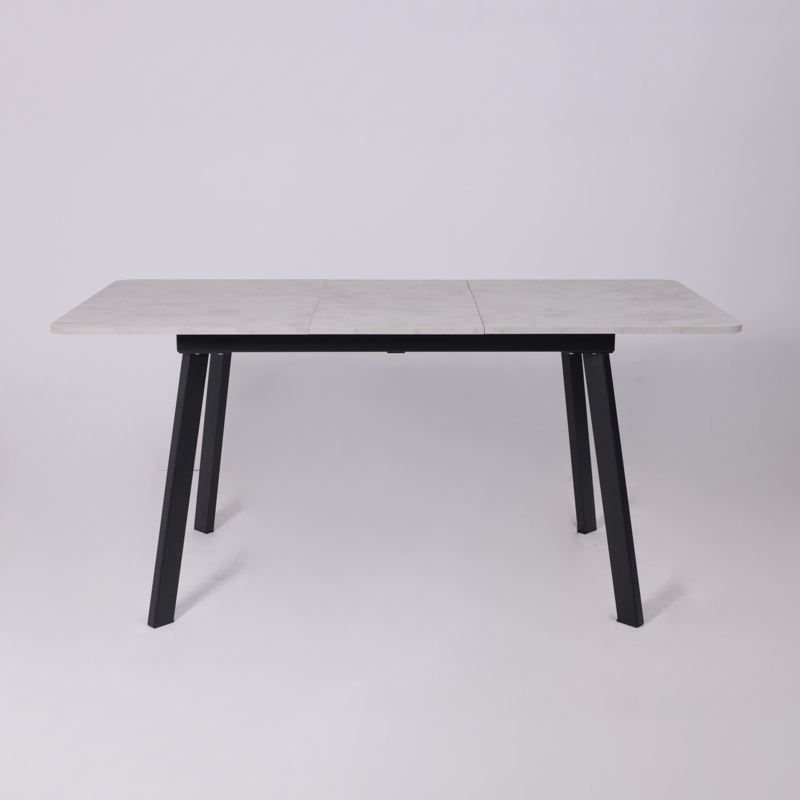 Стол AV 1209/1, ЛМДФ, раздвижной 1200(1600)*800 Ароза светлая/черный