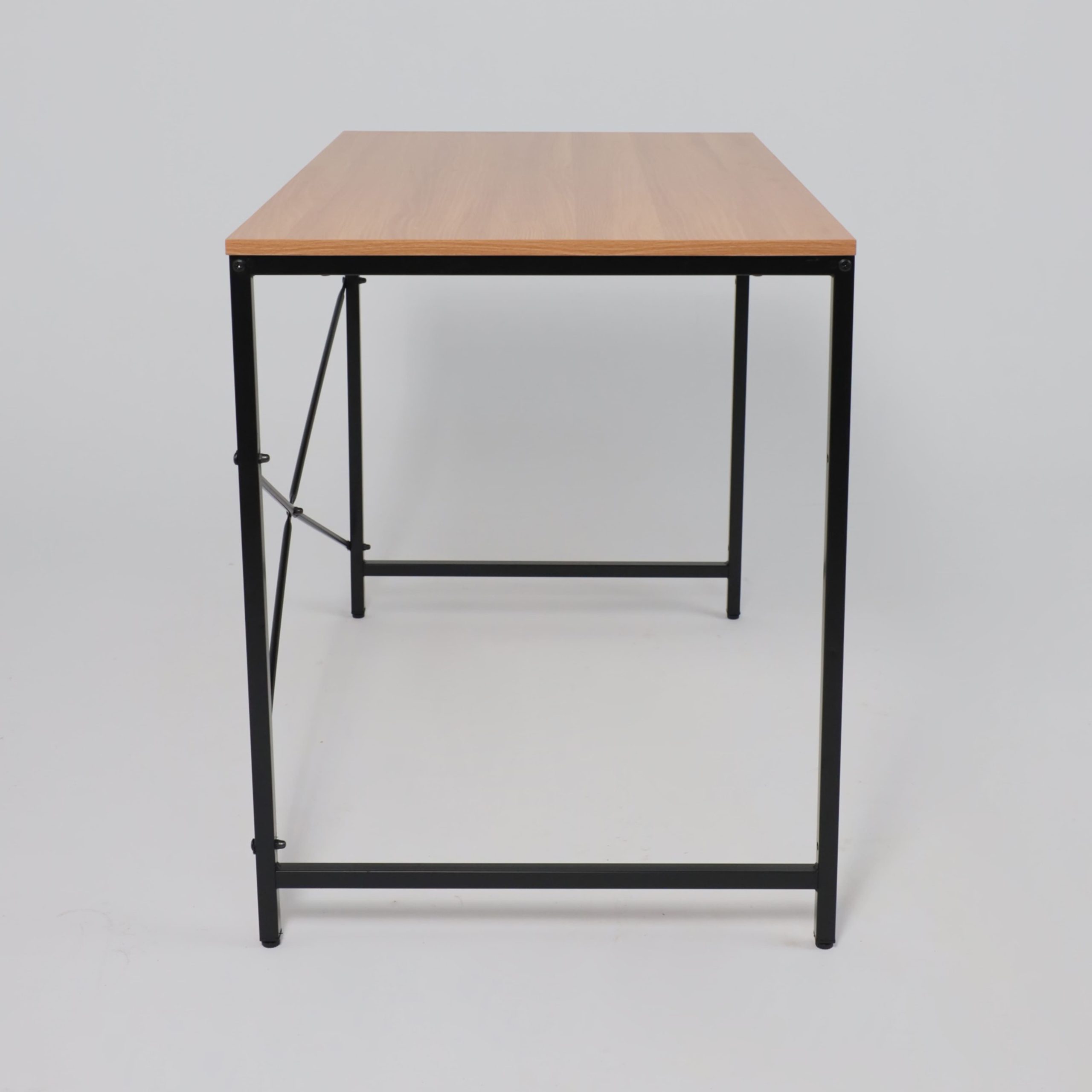 Стол письменный OPAL, светлый орех/черный металл, 1000*600*750