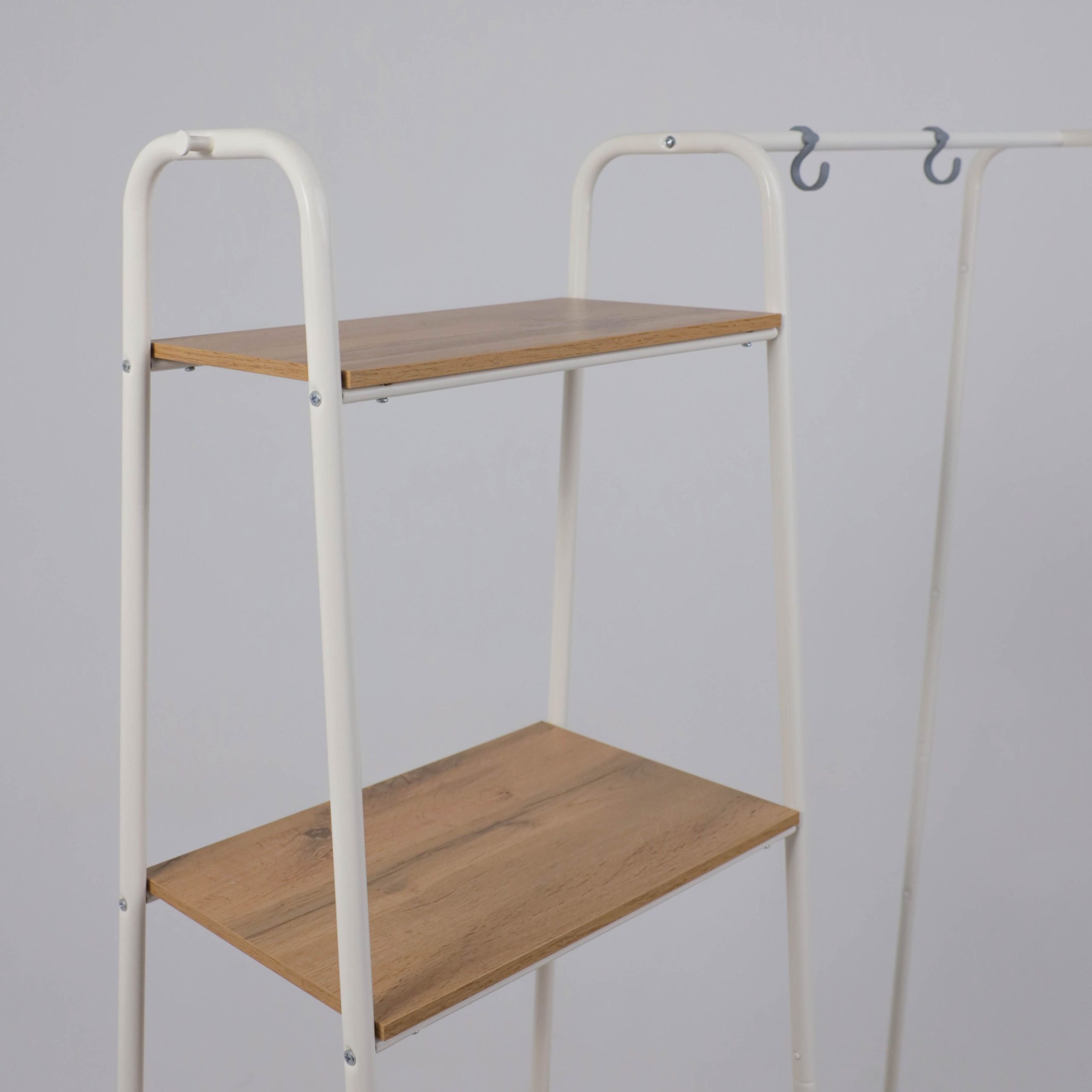 Гардеробная система с полками СКАНДИНАВИЯ 1, белый