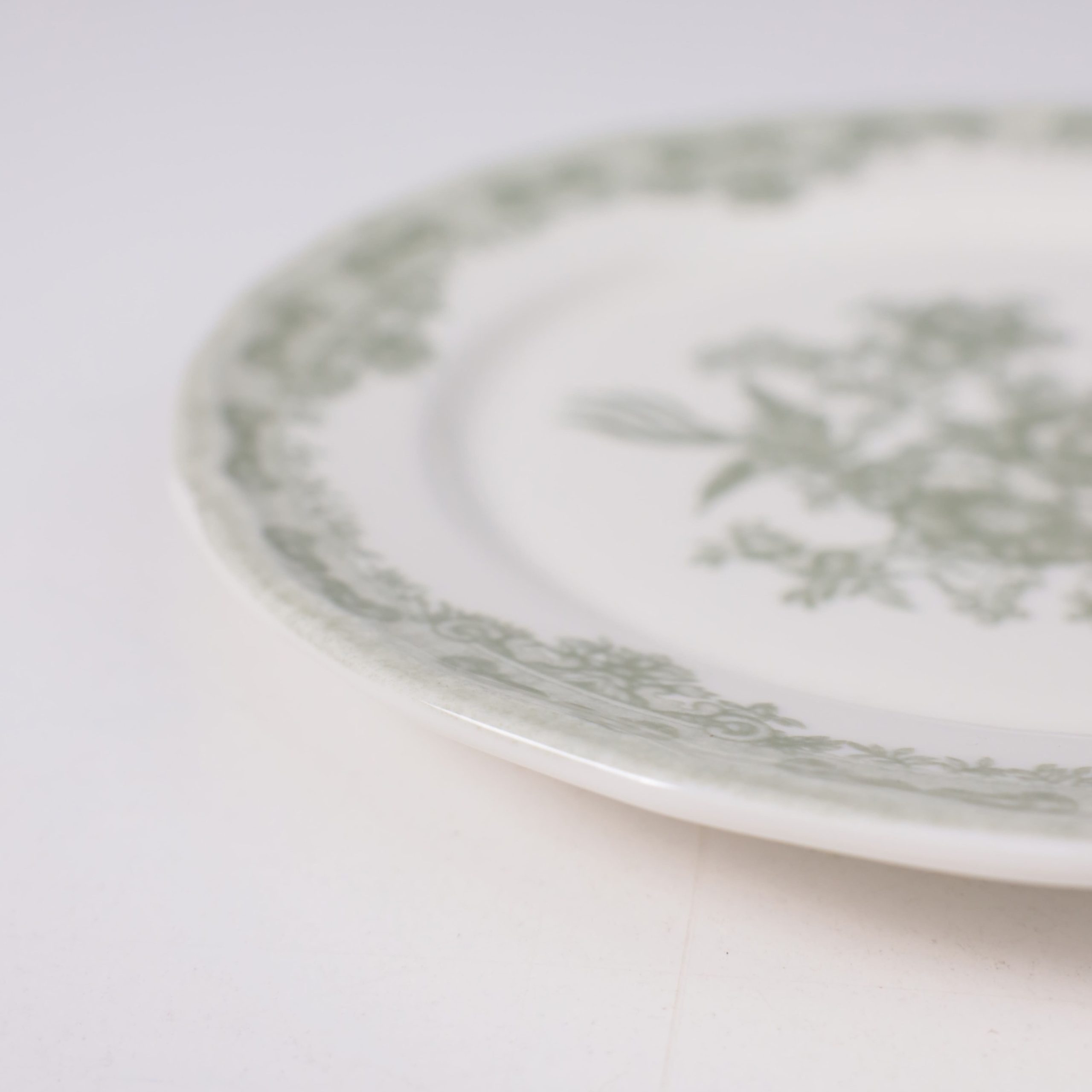 Блюдо BLOSSOM, керамика, зеленый, d26,4*3,2см