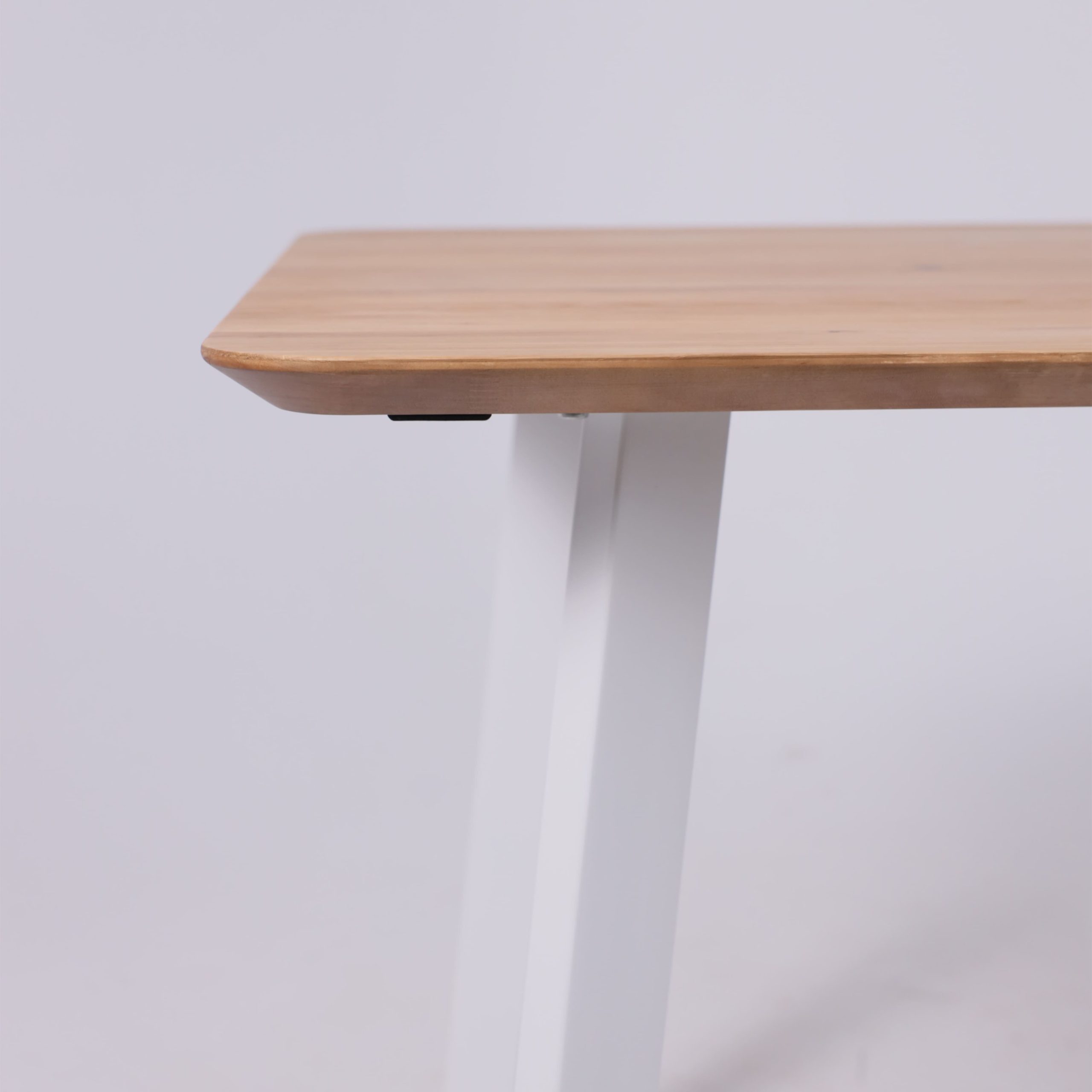 Стол МАЙОН, 130*80*74, дуб натуральный/белый (ПР-2 DSW (Т27) (02) КС-60)