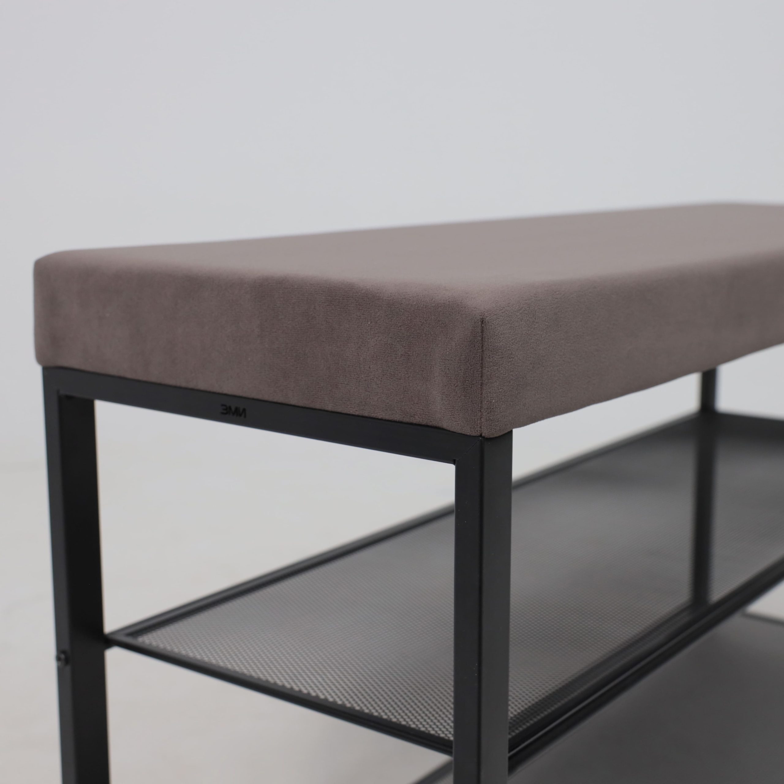 Банкетка ТОРОНТО 33С, серый/черный