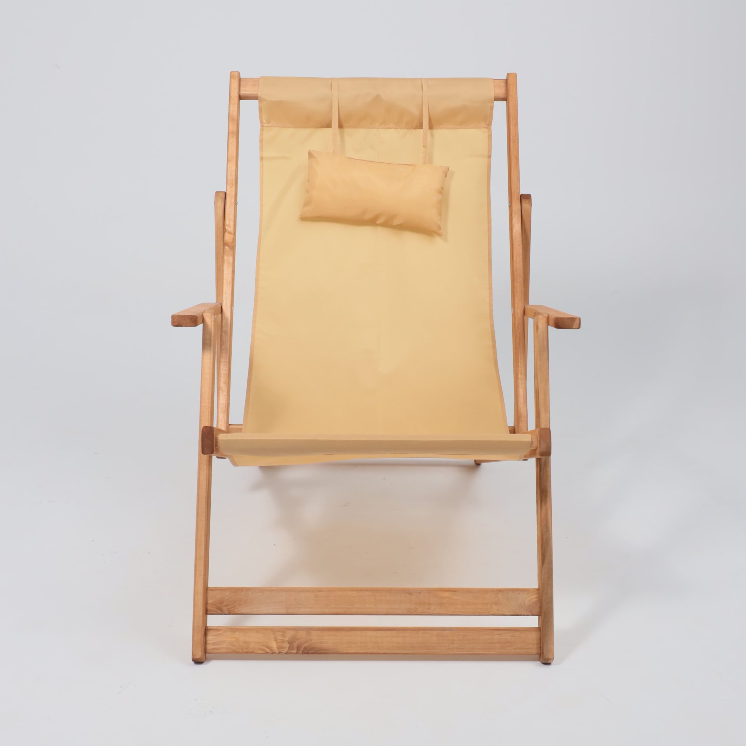 Кресло-шезлонг с подлокотниками DYATEL сиденье из ткани сосна (цвет дуб)