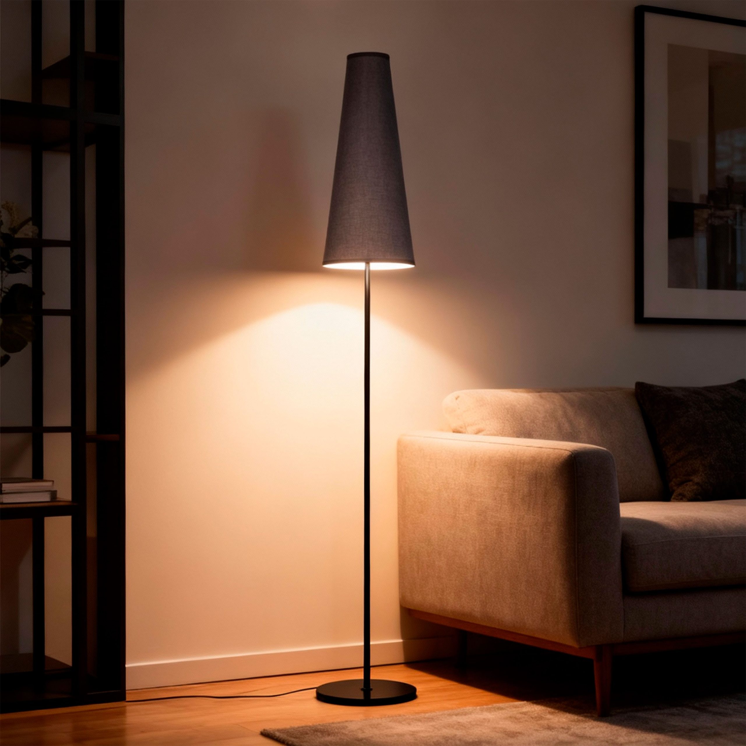 Светильник UMBRELLONI, напольный, E27, серый