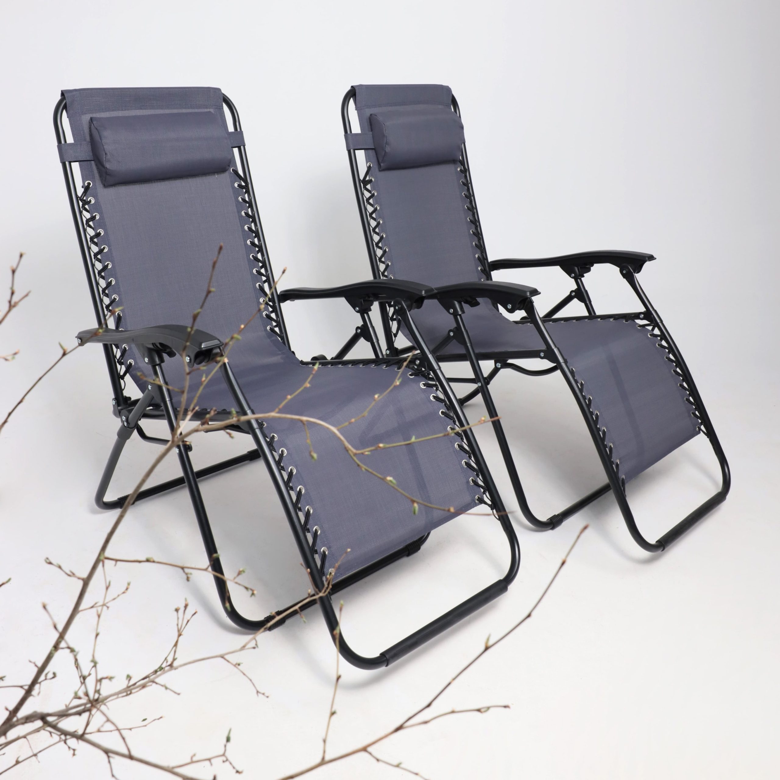 Кресло складное RELAX , серый