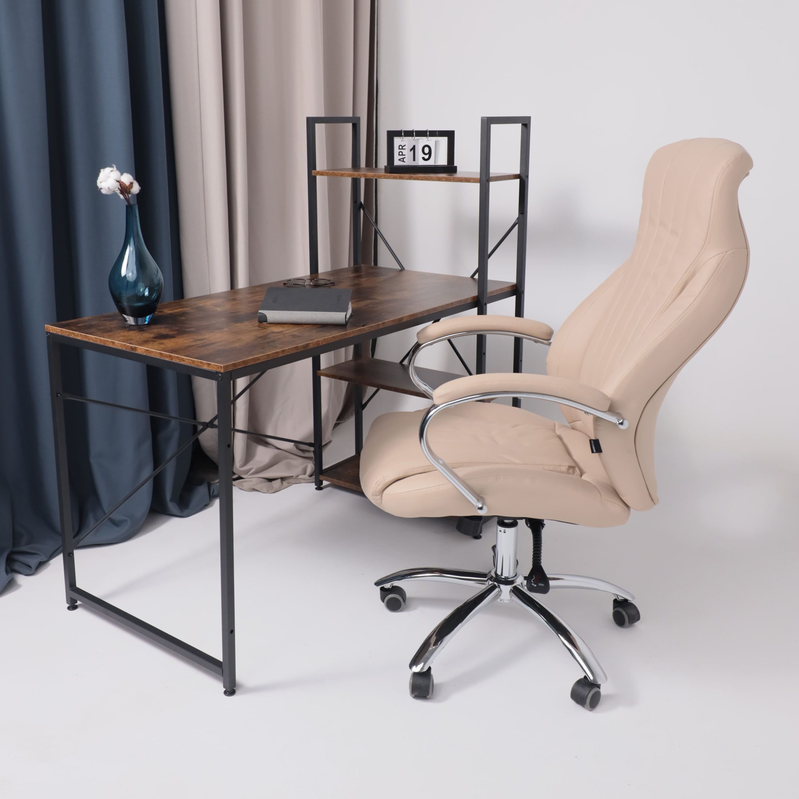 Кресло поворотное MASTIF, ECO, бежевый