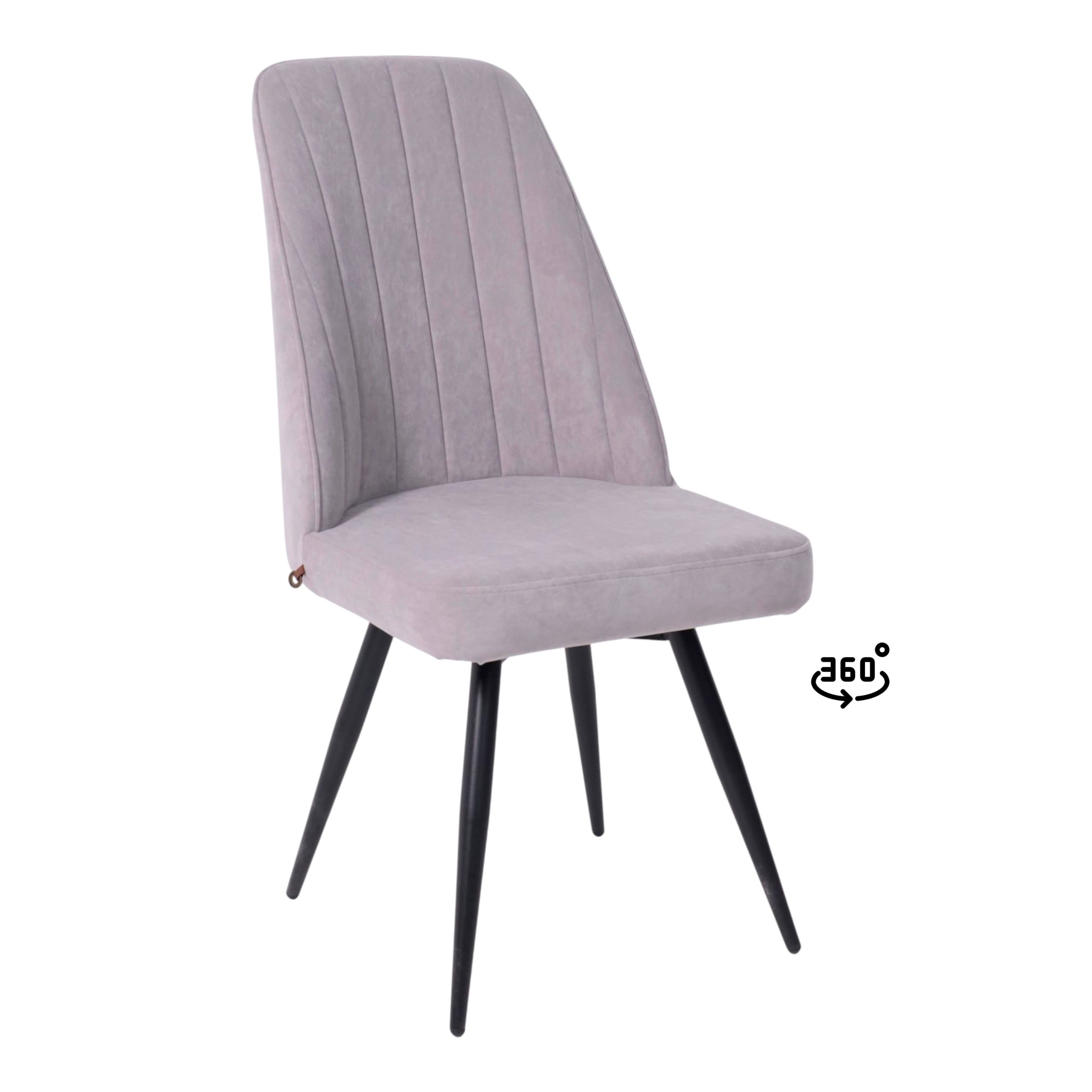 Стул LEONARD M-R1 360, b22 GREY LUXчерный