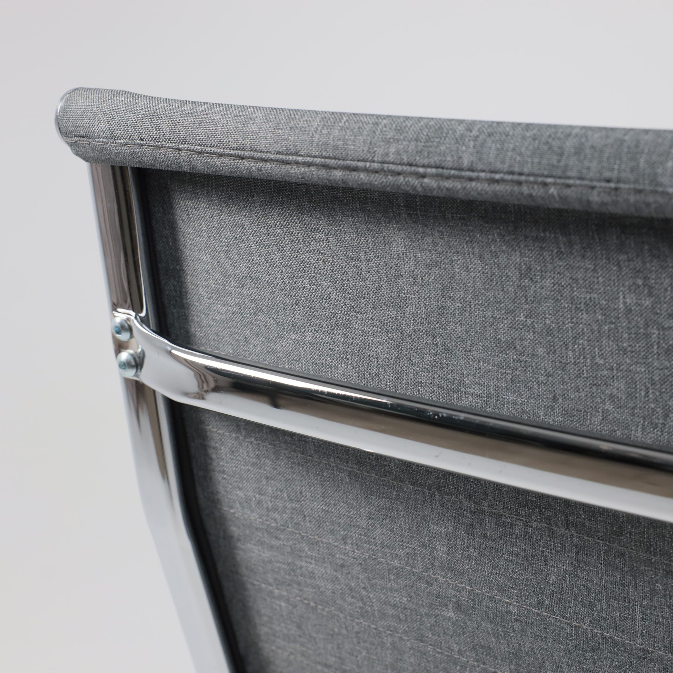 Кресло поворотное EVELIN, ткань, серый