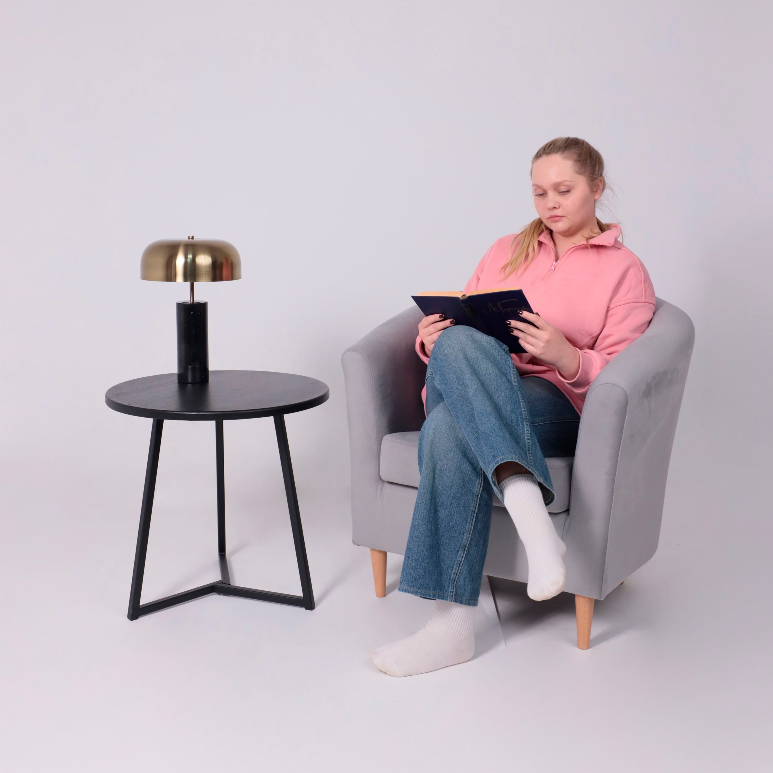 Светильник MOON, настольный, 2*G9, черный