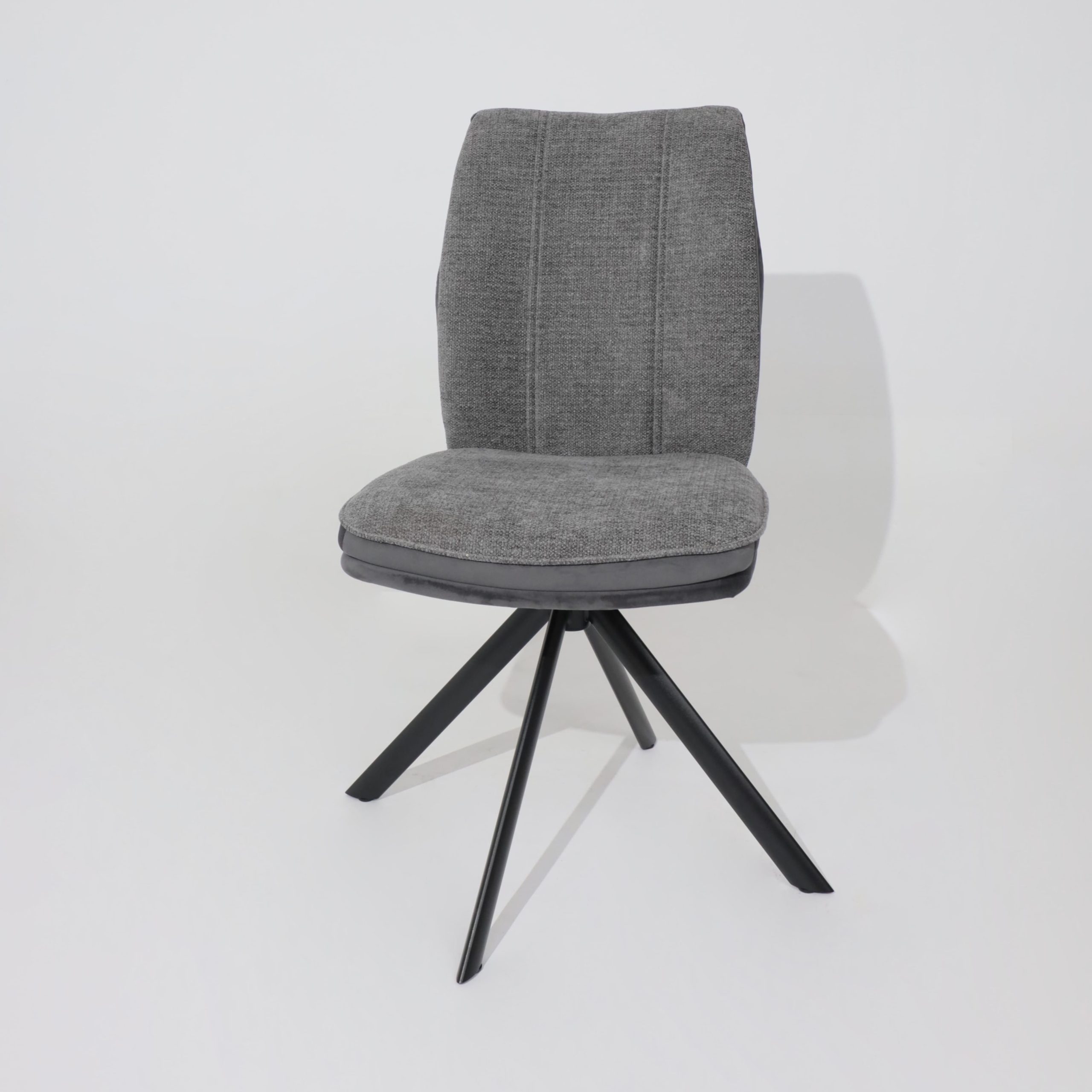 Стул SMART-R 360, g22 GRAPHITE шенилл LUX - d10 HEMATITE LUXчерный