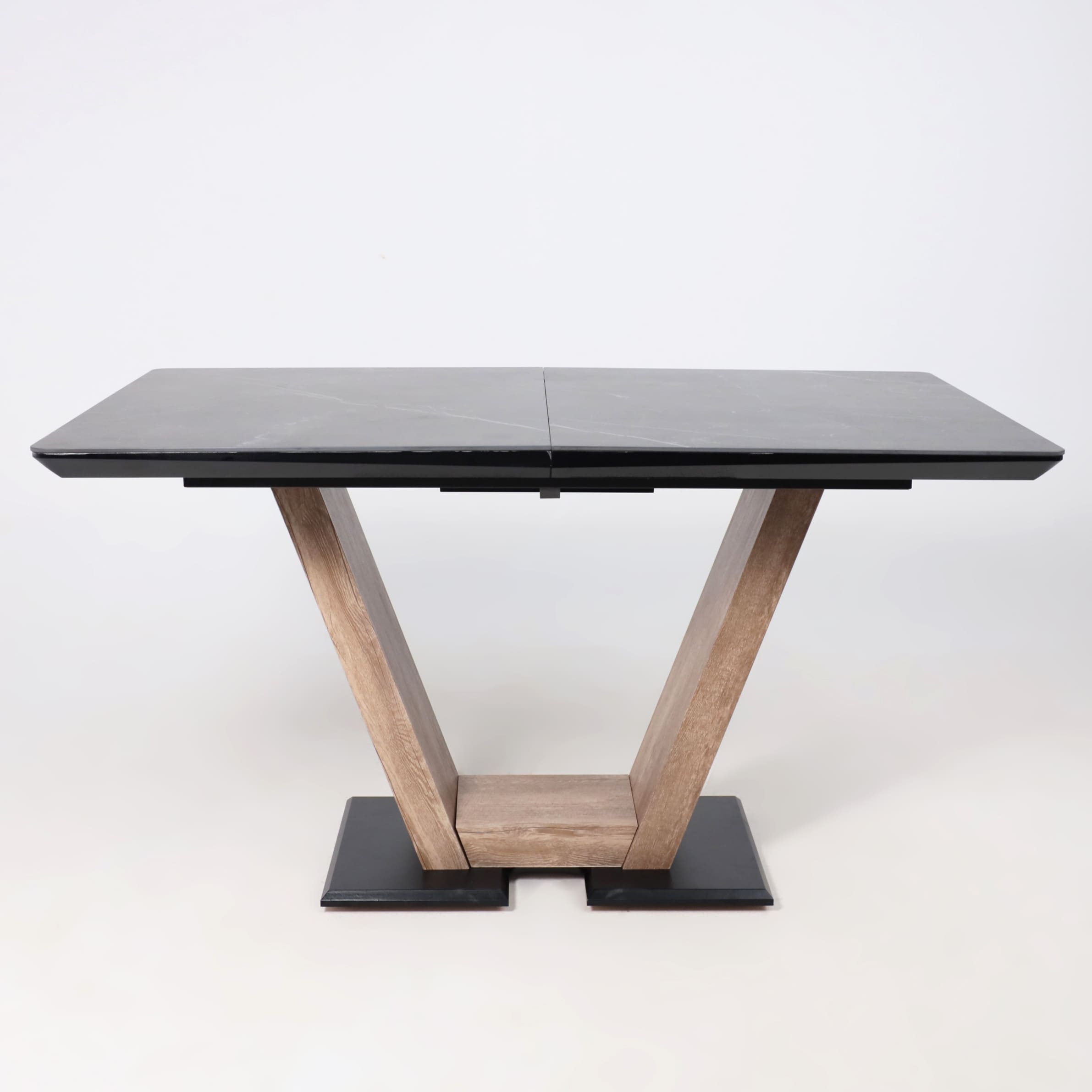 Стол ТОРОНТО, керамика 0 кат. 1400(1715)*800, Камень серый Greys black/Ель умбра