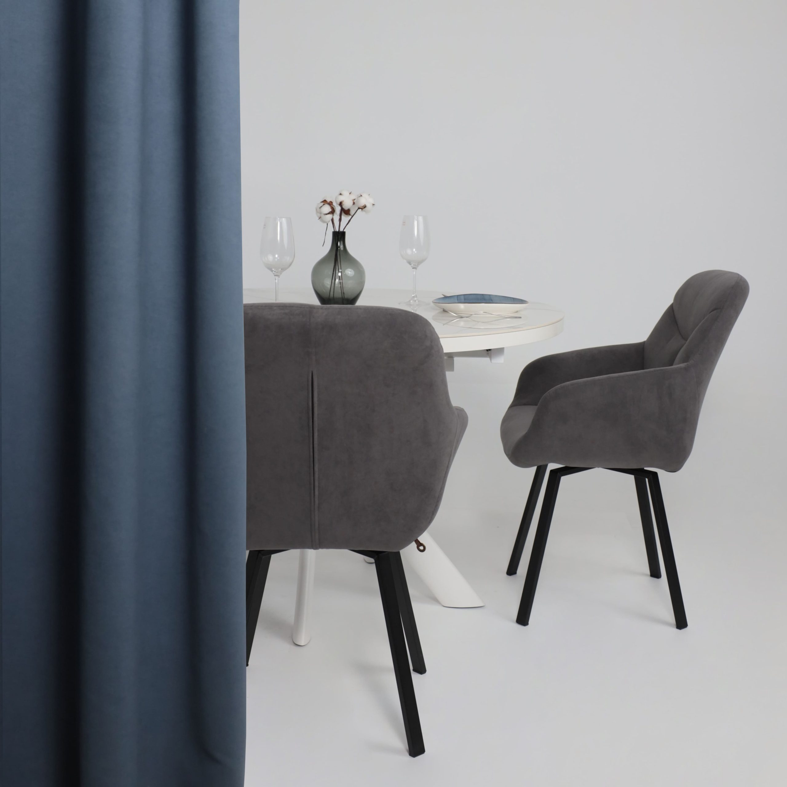 Стул ROMEO SMILE 360, b28 ANTRACITE LUXчерный