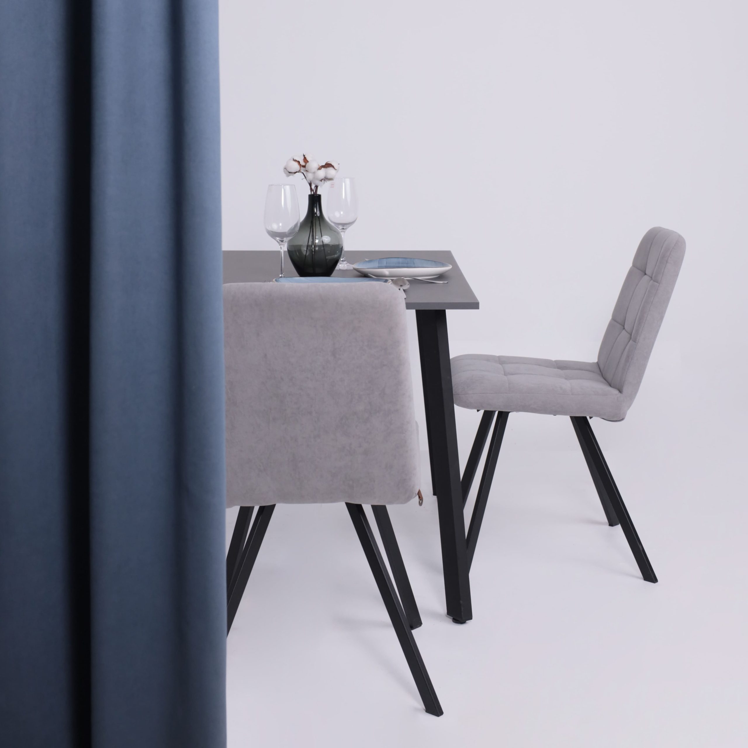 Стол СВАРОГ, 1100х680х750, металл бруклин/черный