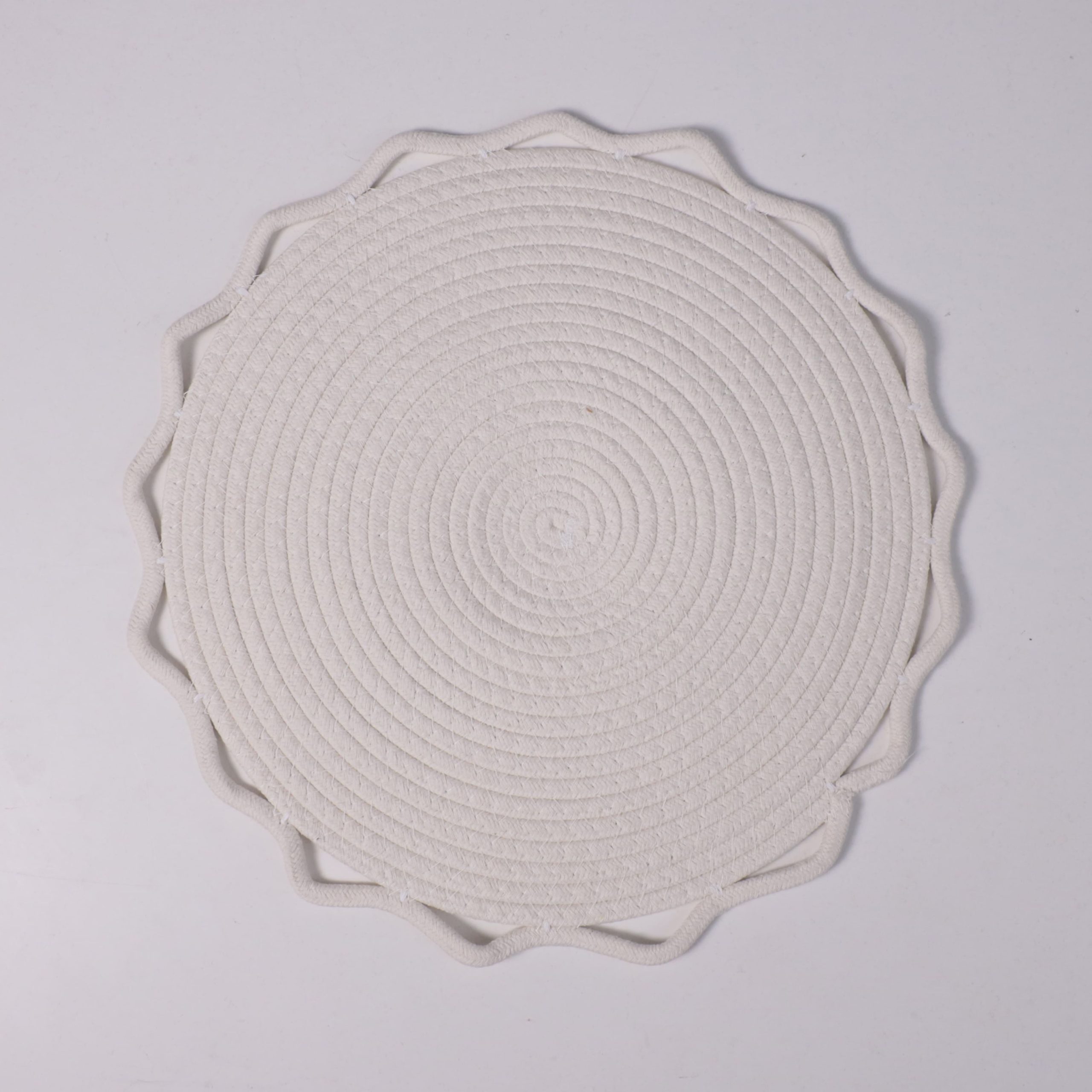 Подставка сервировочная SERVIVA, круглая, белый, 38см