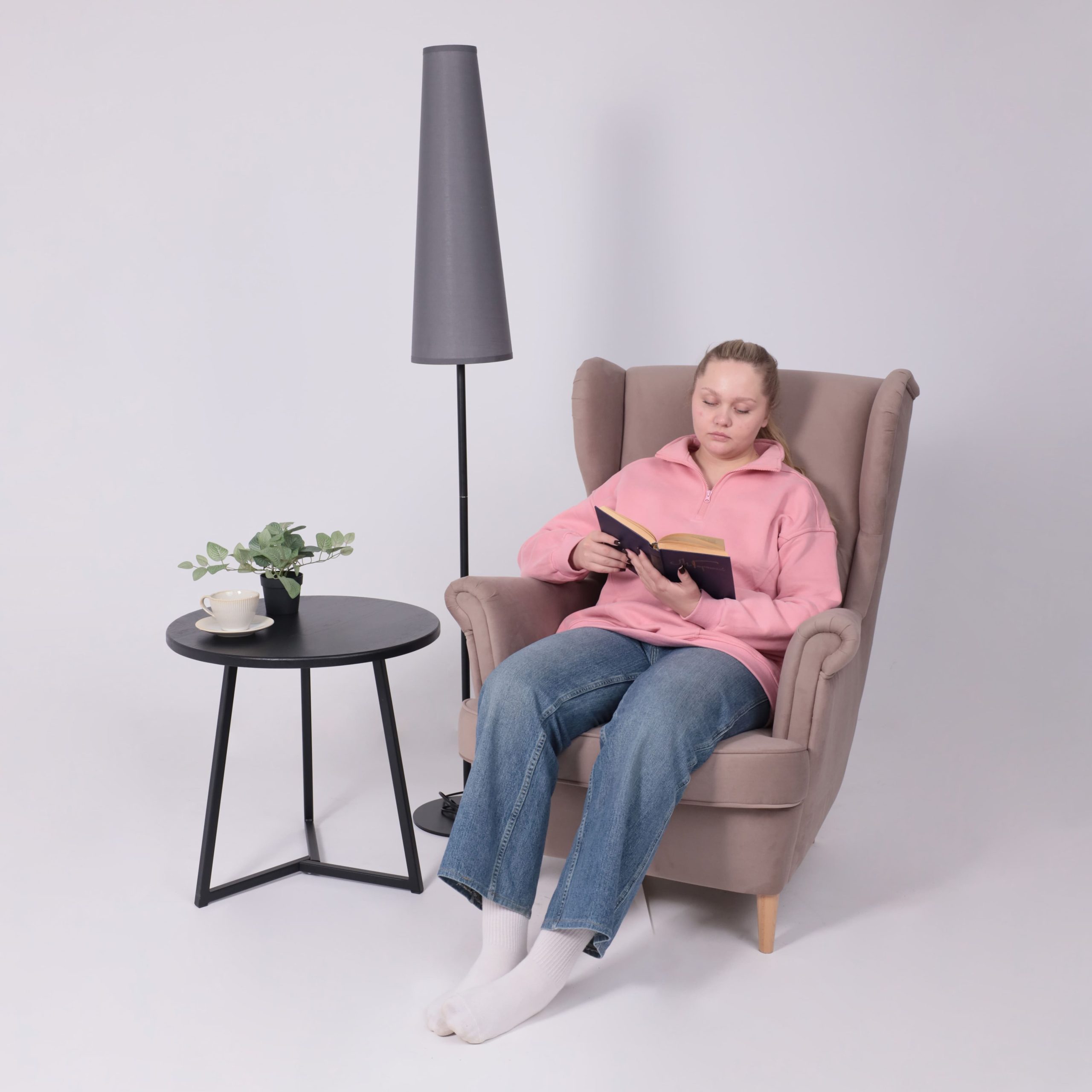 Светильник UMBRELLONI, напольный, E27, серый