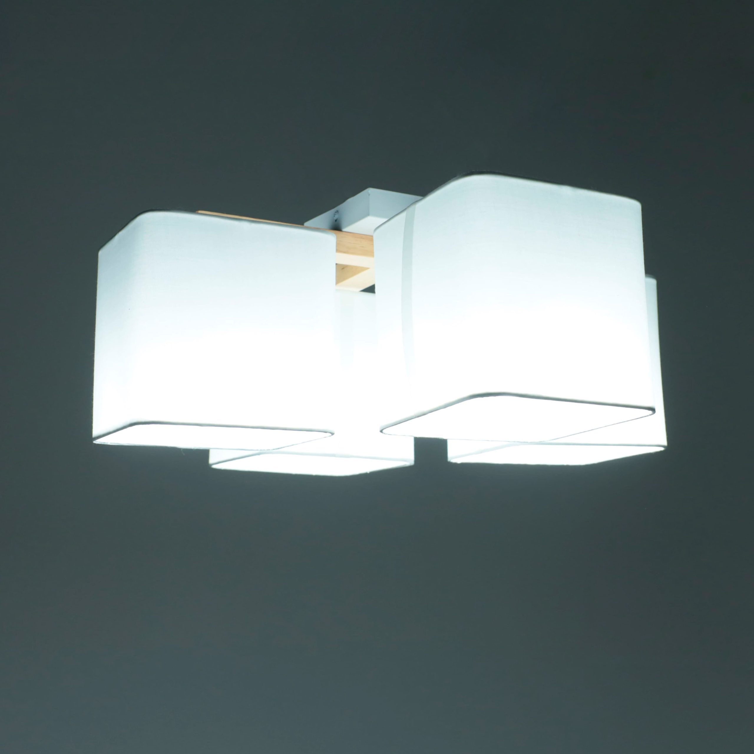 Светильник QUADRO, потолочный, 4*E27, белый